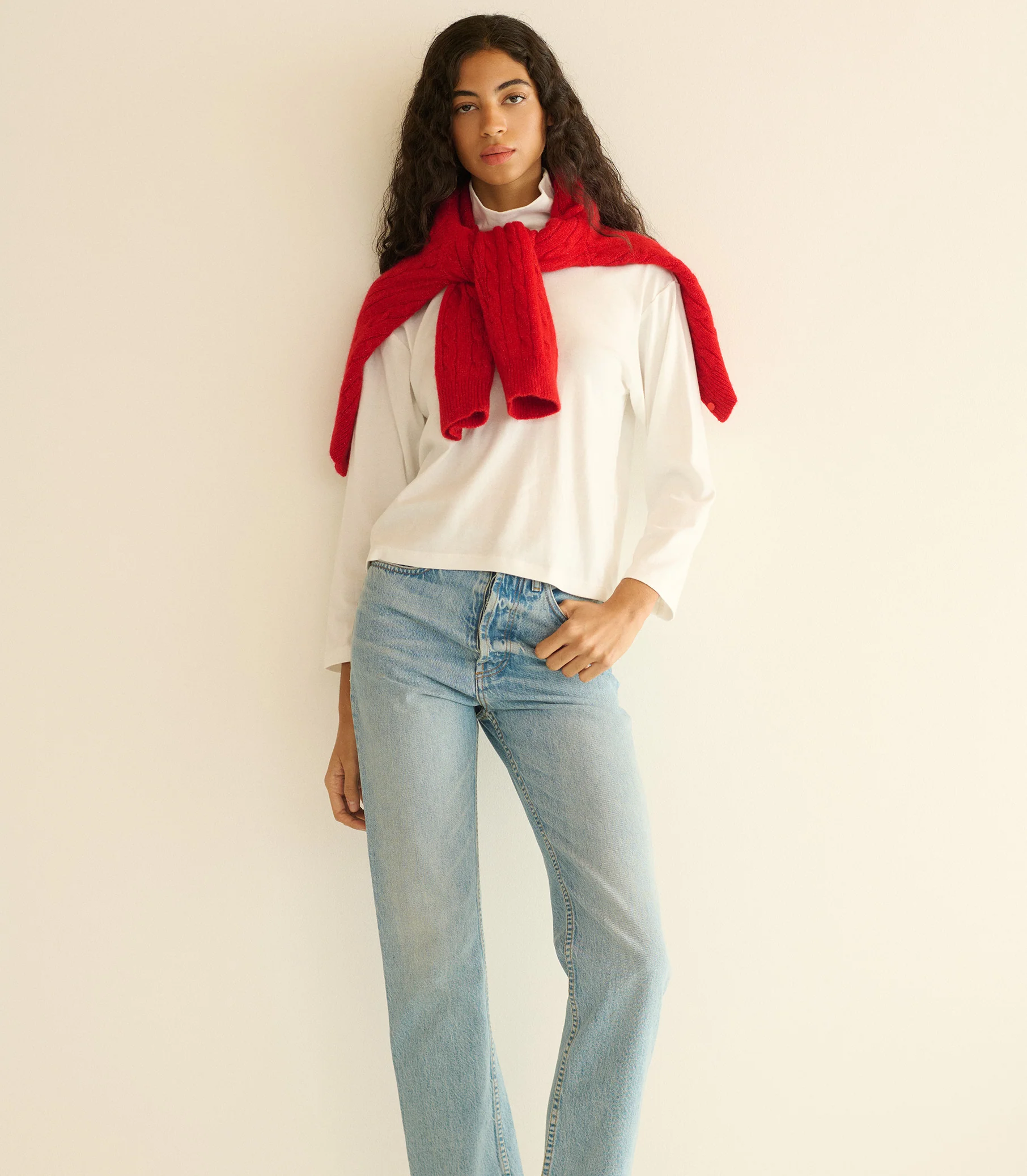 HAWTHORN TURTLENECK -- SALT