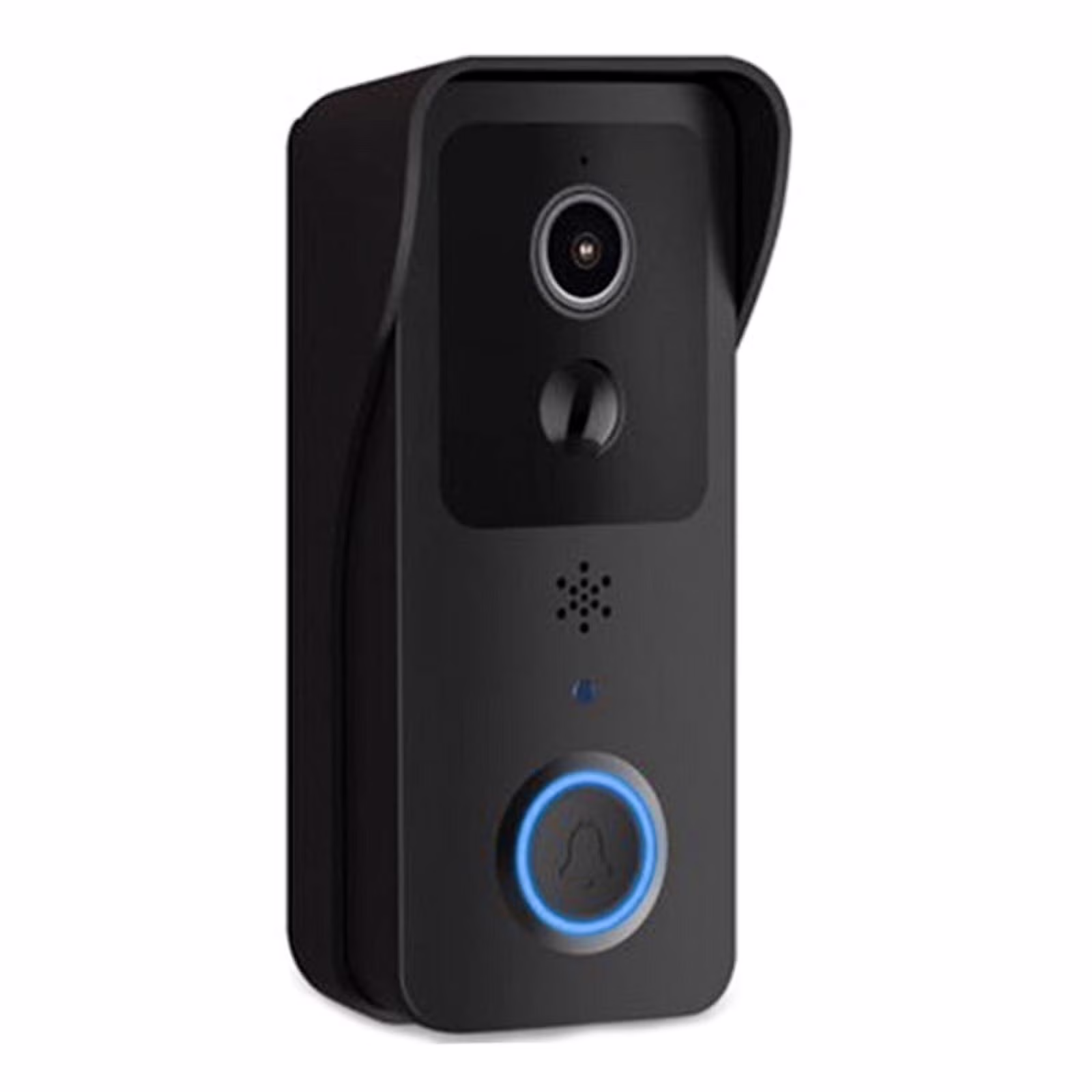 1080P Video Doorbell 5G Dual Outdoor Door Bell Waterproof IP54 Battery Intercom Smart Home Wireless Door Phone Camera ,Smart Detection(Black)