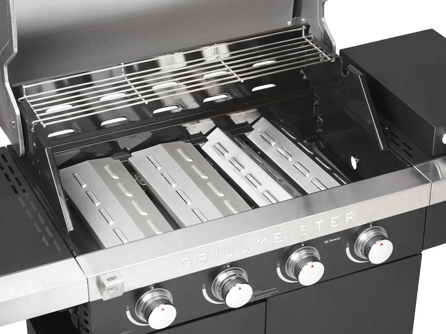 GRILLMEISTER Barbecue  gaz, avec 4 zones de cuisson