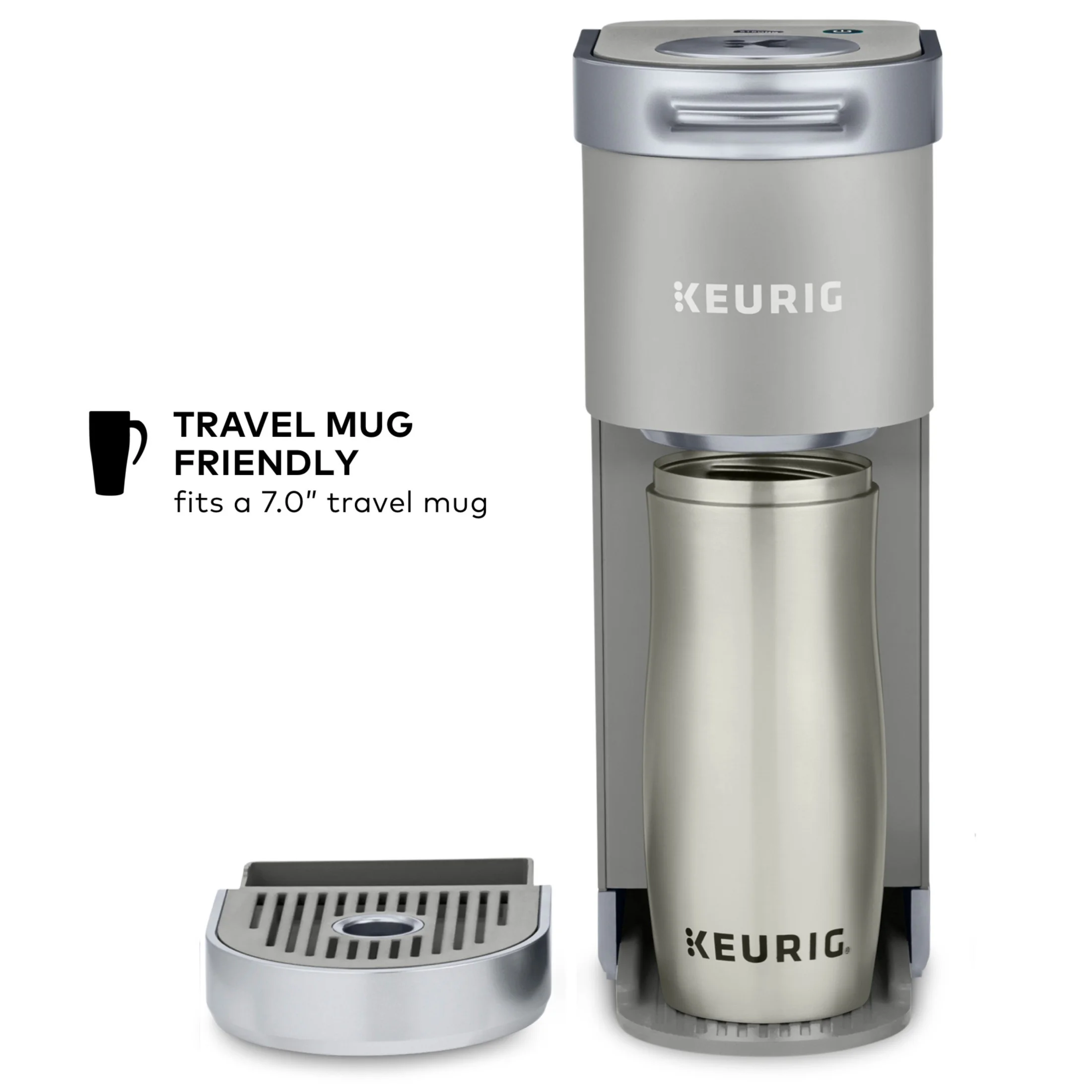 Keurig K - Mini Plus Single Serve K - Cup Pod Coffee Maker, Dusty Rosé