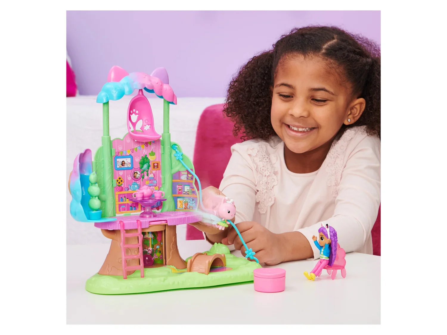 Gabbys Dollhouse Coffret Le jardin des fes Kitty