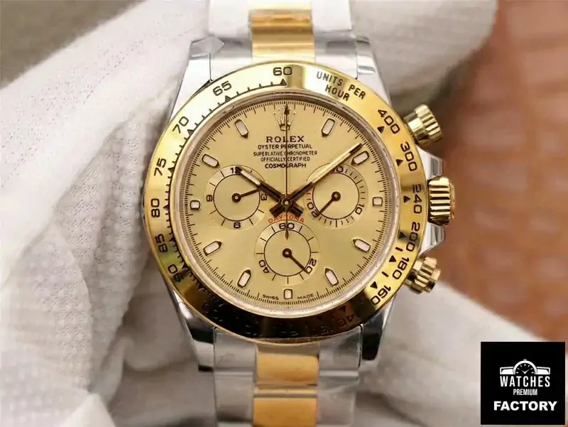 Rolex Daytona Cosmograph m116503-0003 Noob Factory Gold Dial