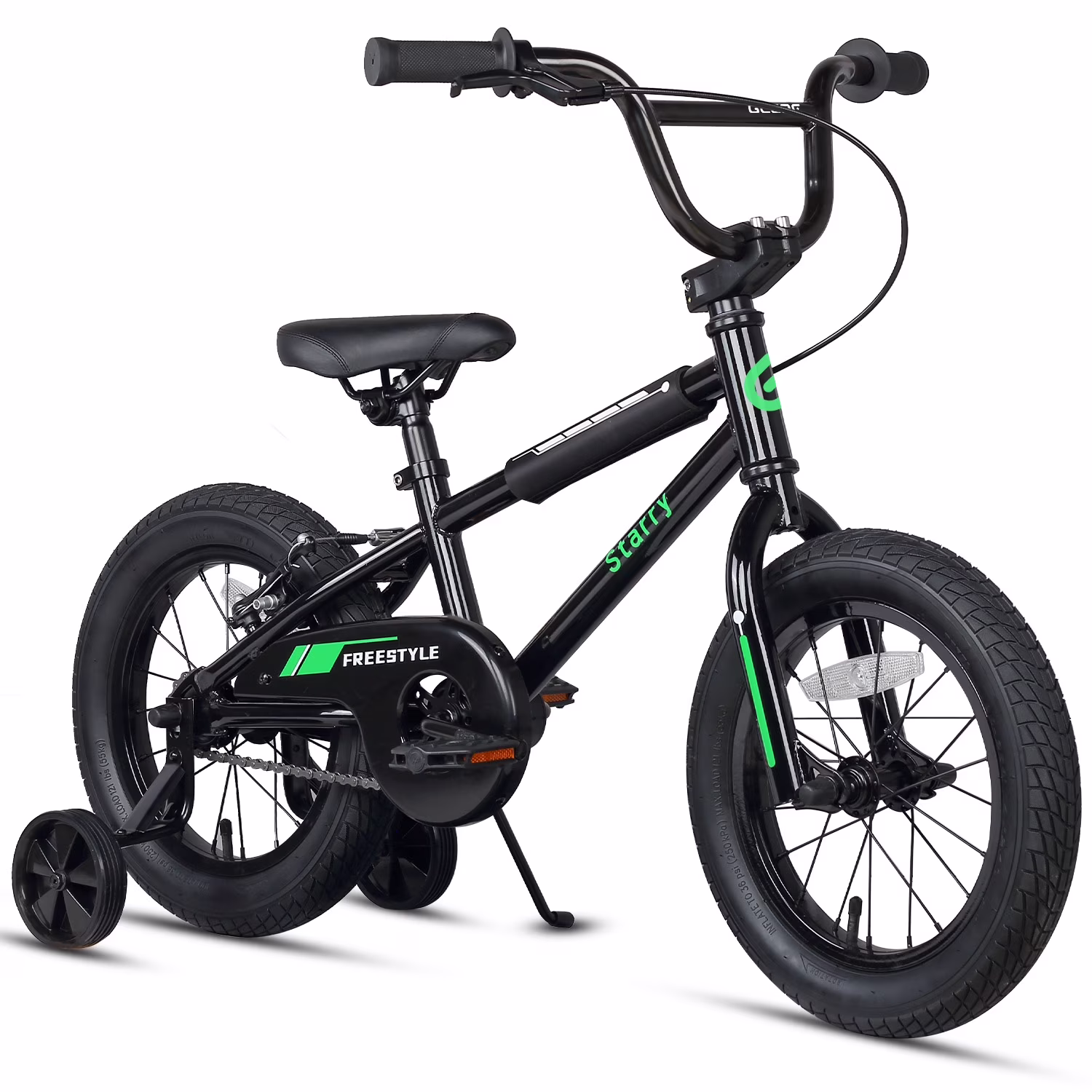 14 Inch Little Kids Bike BMX Style Bicycle with Training Wheels Coaster Brake for 3 4 5 Years Old Boys Girls, Blue(Blue/14") - Image 9