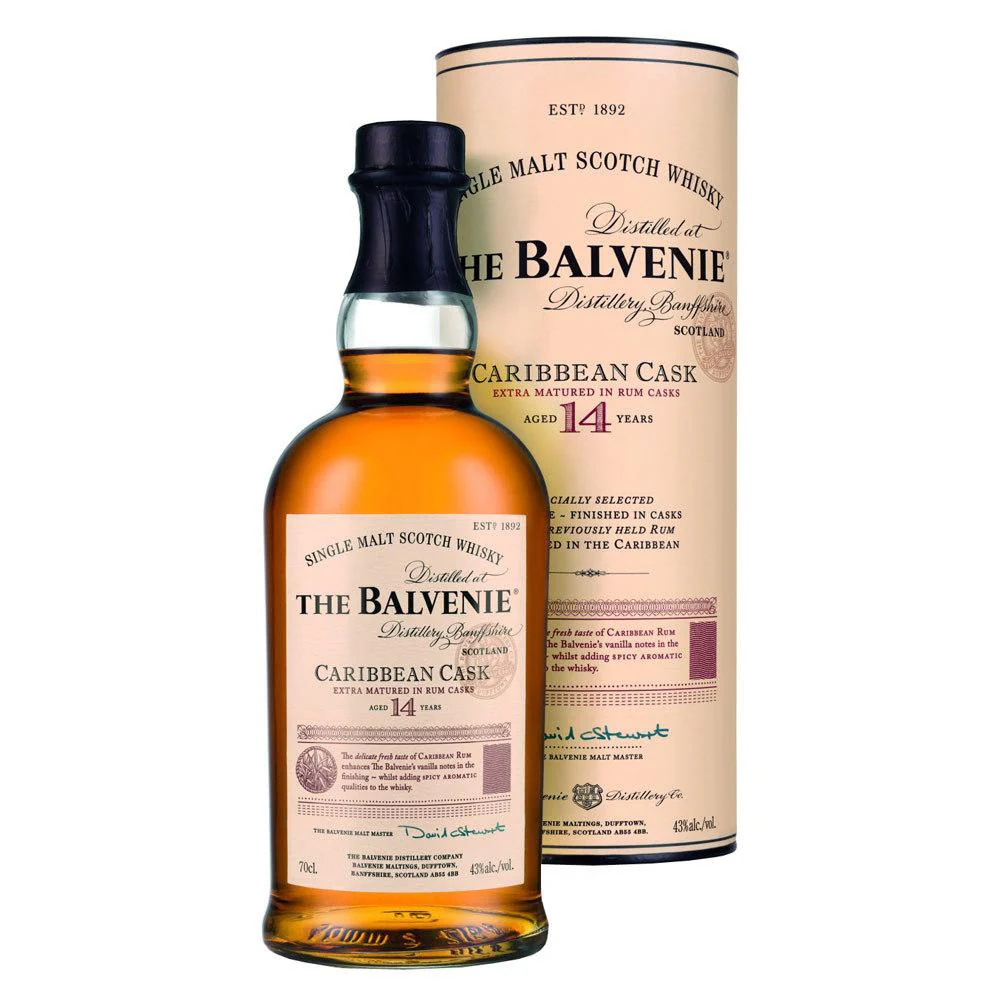 The Balvenie Scotch Single Malt 14 Year Caribbean Cask, 750 ml