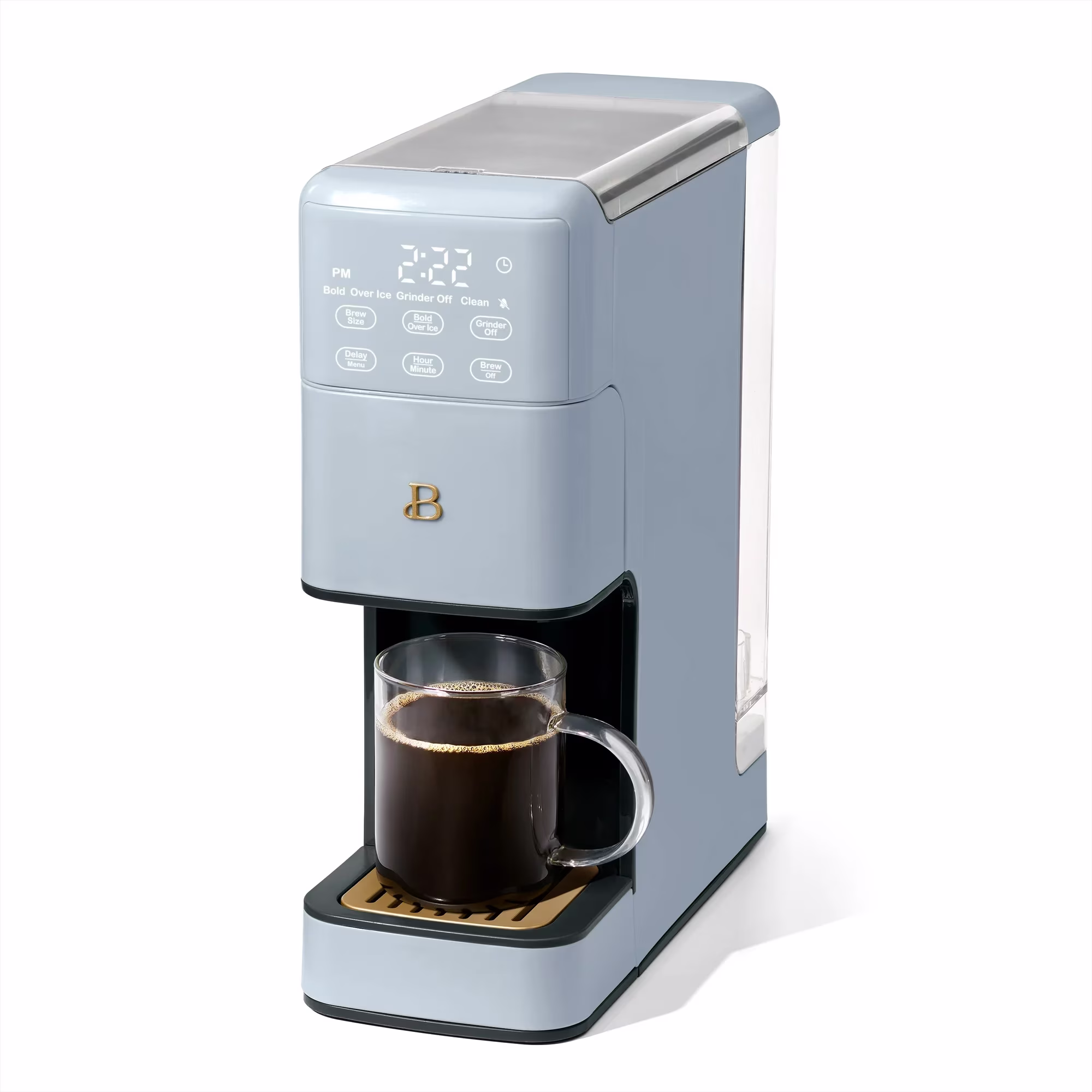 Perfect Grind�?Programmable Single Serve Coffee Maker, White Icing by Drew Barrymore(White Icing) - Image 9
