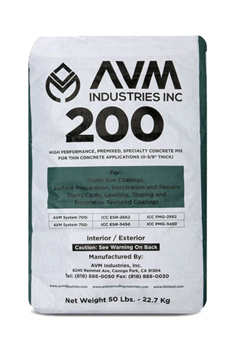 AVM Industries Aggregate 200 Gray Specialty Concrete Mix, 50 lb Bag