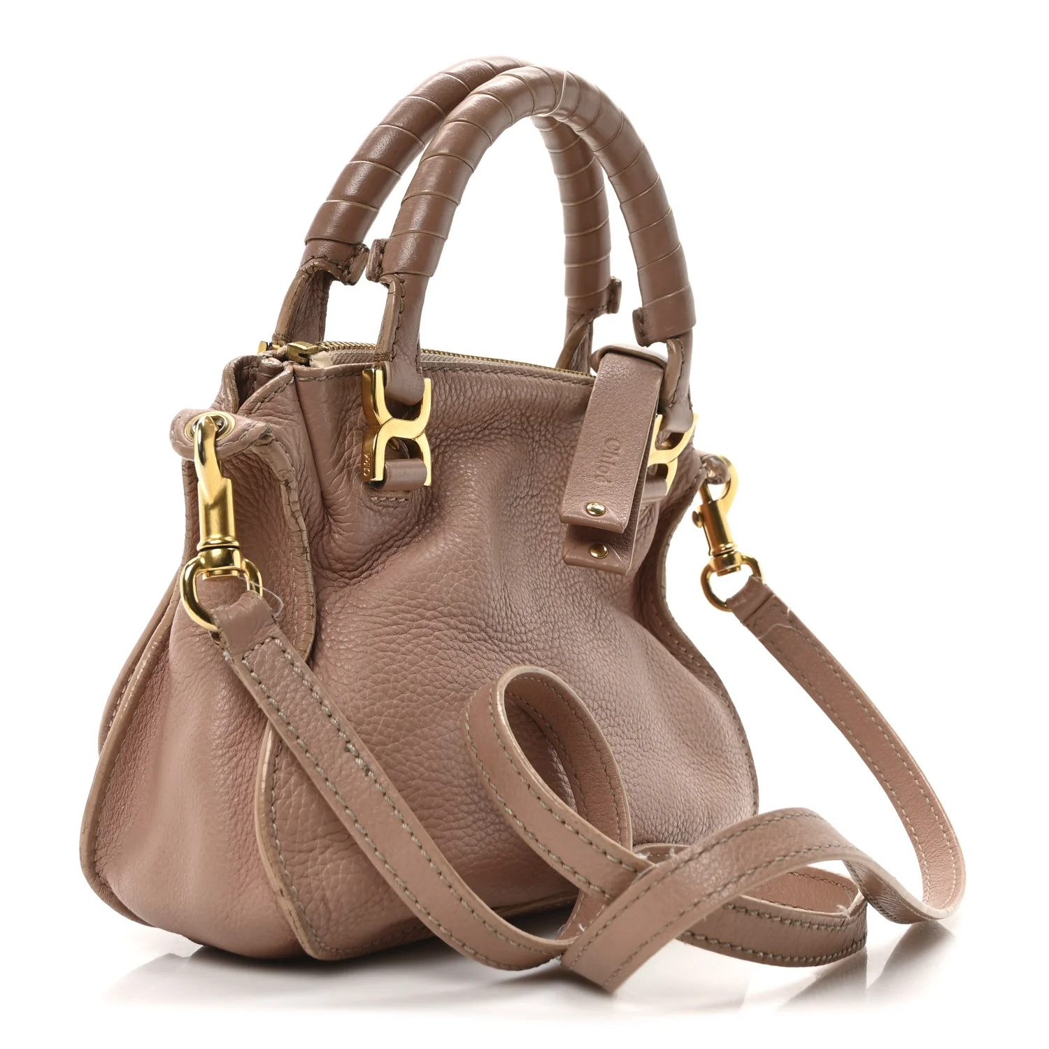 Calfskin Mini Marcie Satchel Light Pink