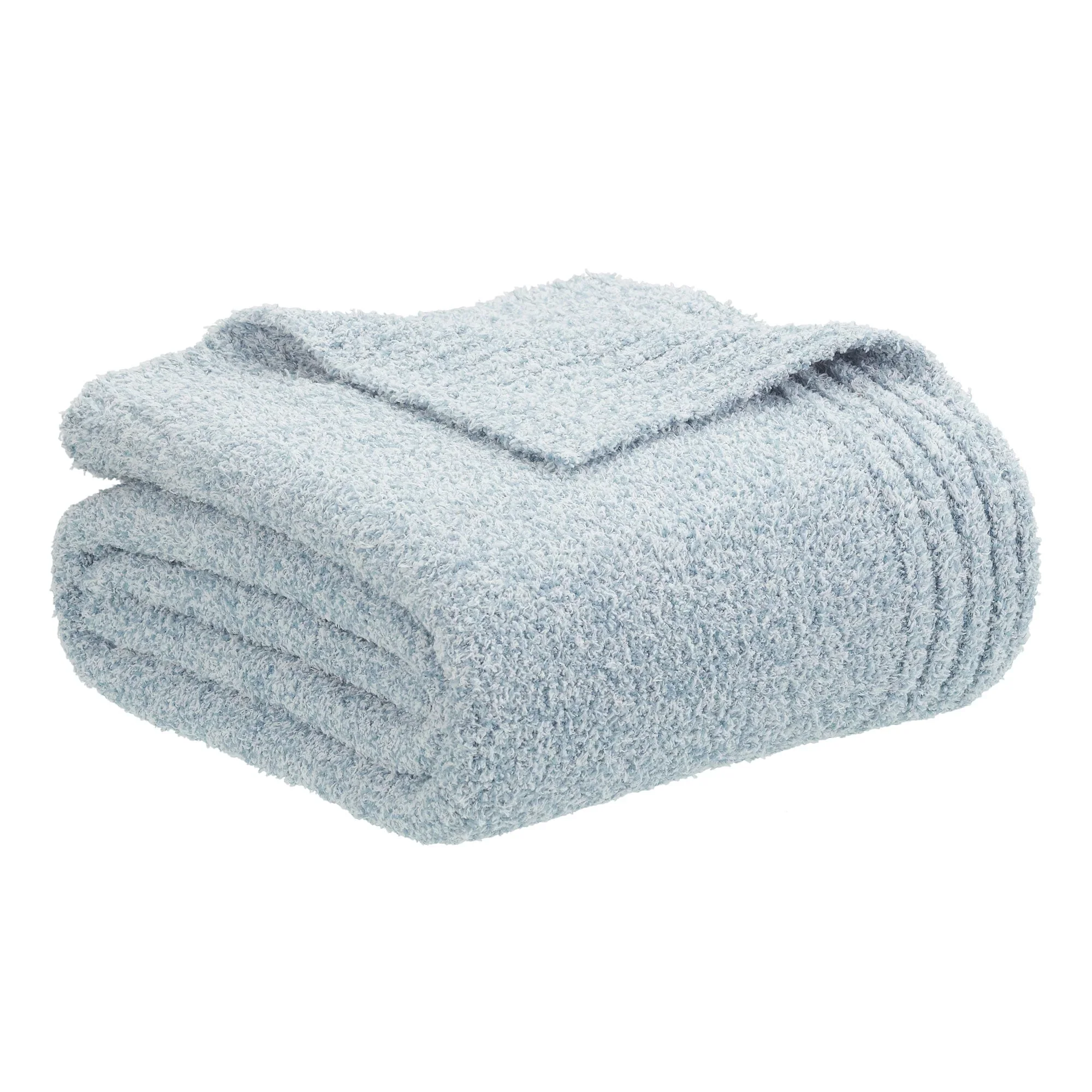 Better Homes & Gardens Cozy Knit Throw, 50x72, Blue Solid