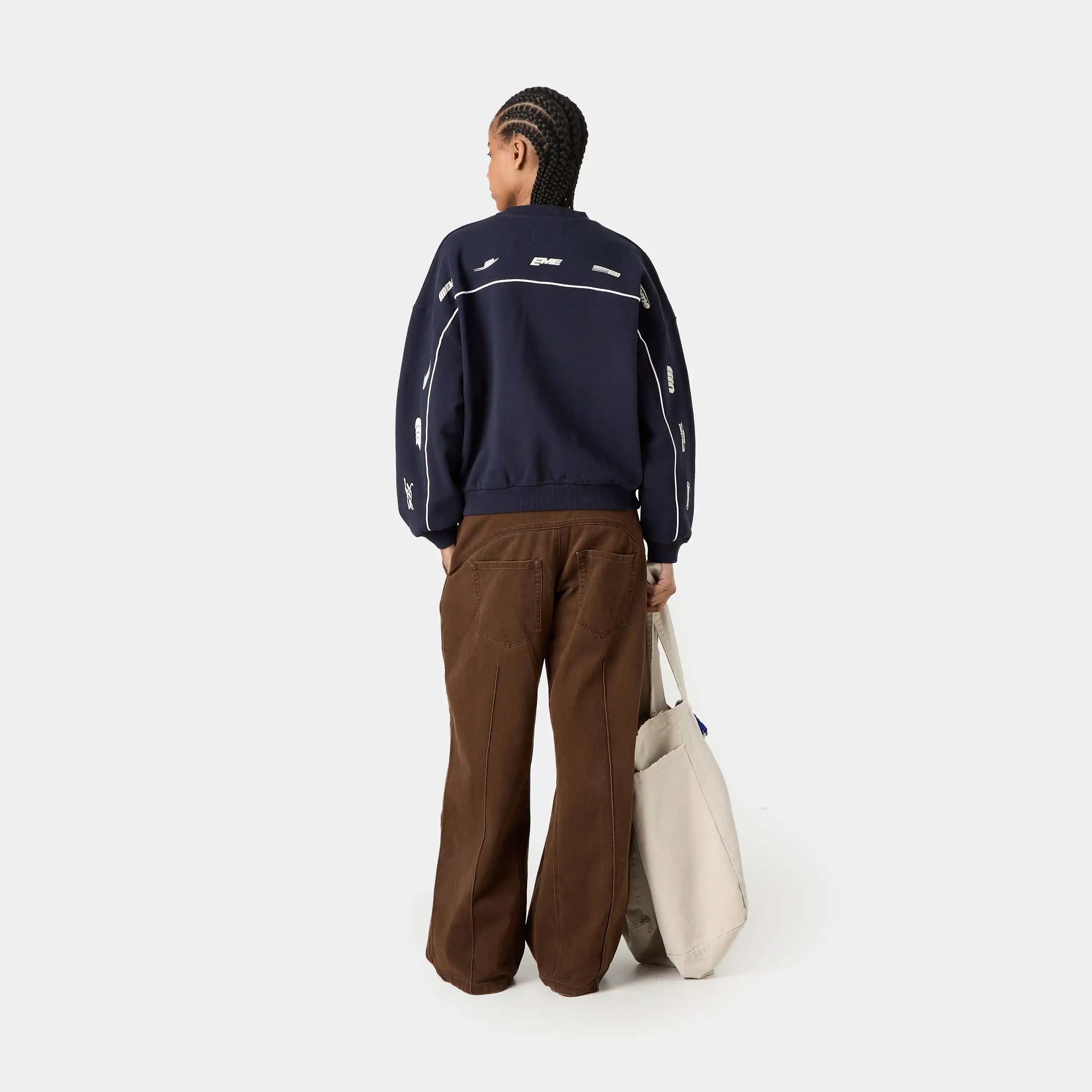 Zenit Navy Oversized Crewneck