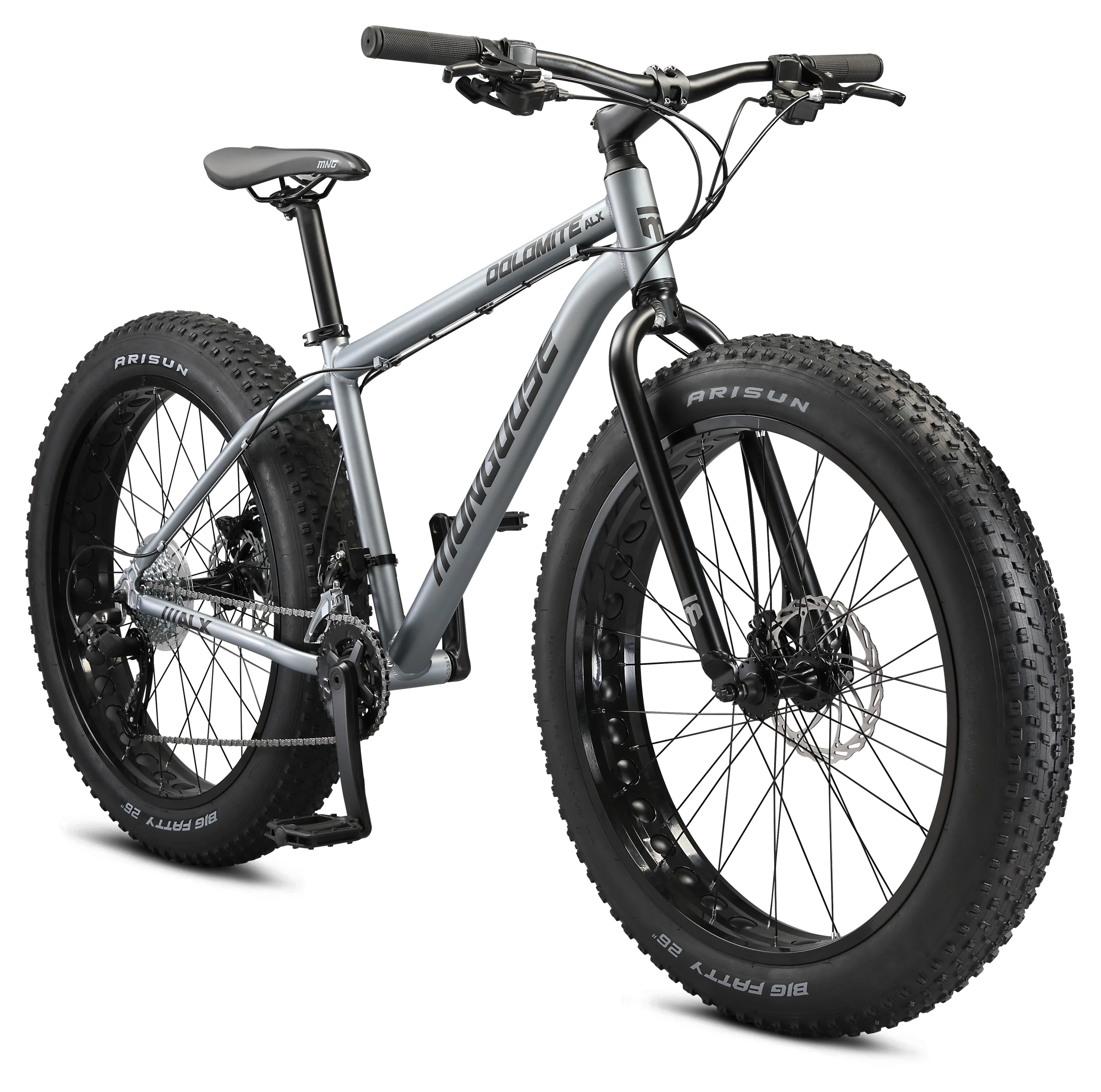 26-in. Dolomite ALX Unisex Fat Tire Mountain Bike, Gray