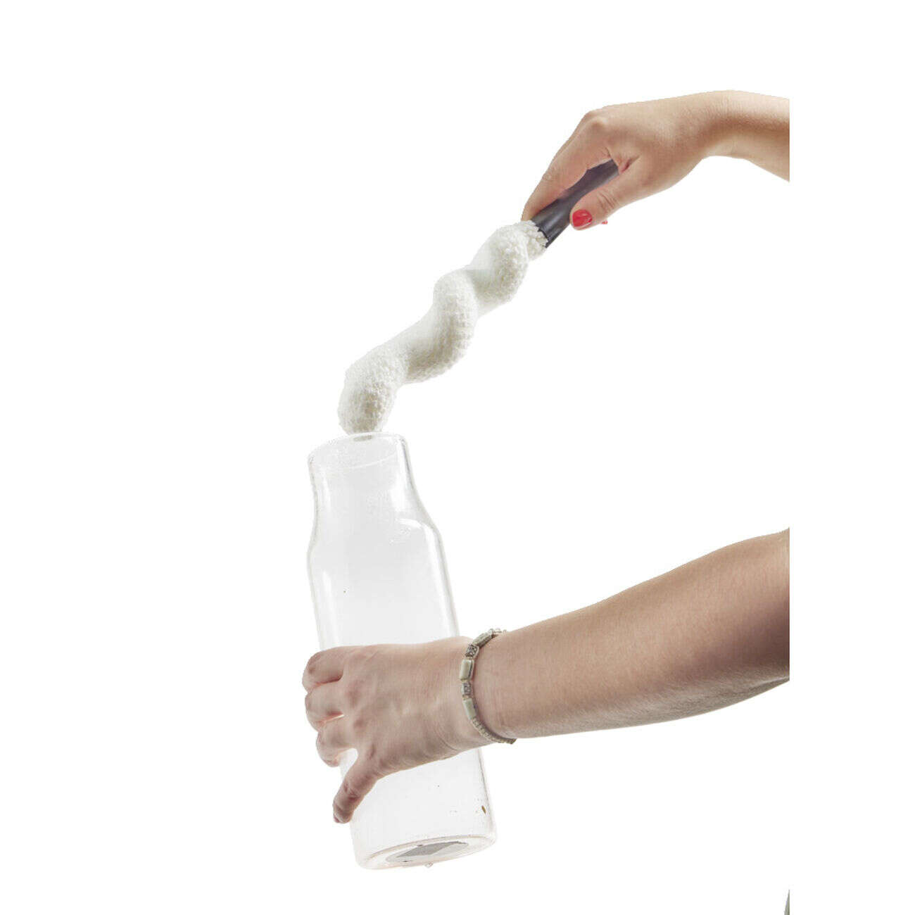 Brosse de nettoyage pour bouteille L28x5x2cm