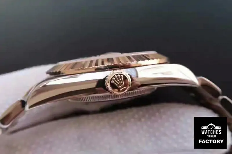 Rolex Datejust II 126333 41MM Diamond-studded Rose Gold Texture Dial