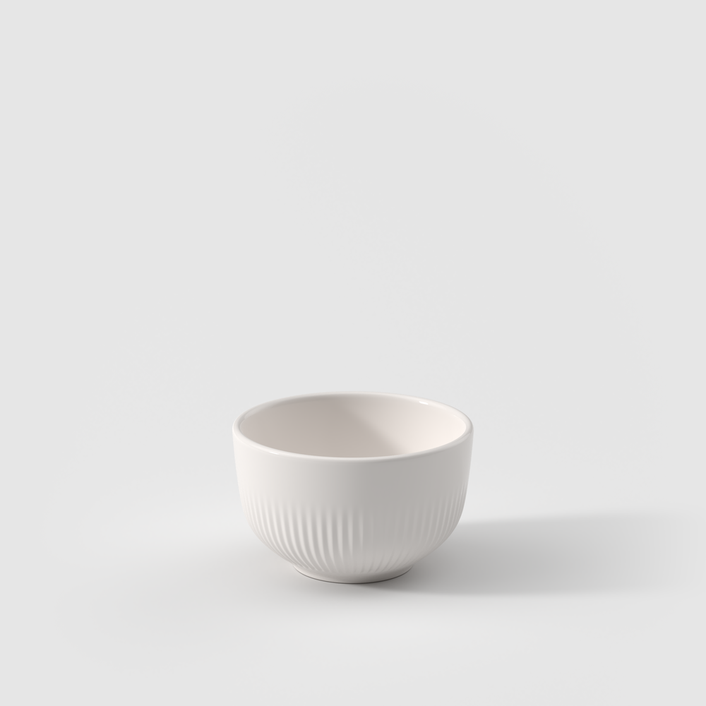 Afina Dipping bowl - White, 3.1 oz, Premium Porcelain
