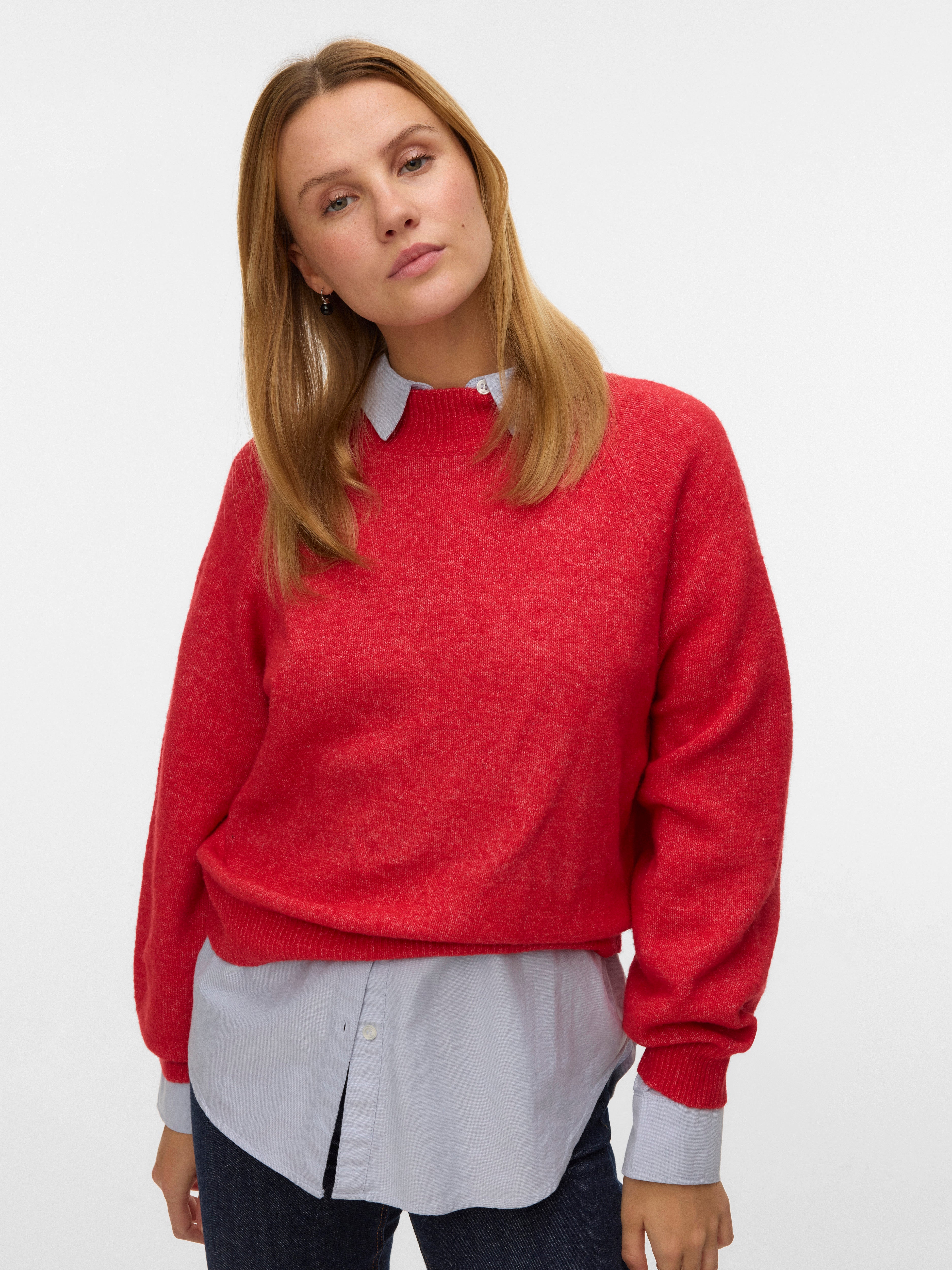 VERO MODA® VMLEAF Knitted pullover