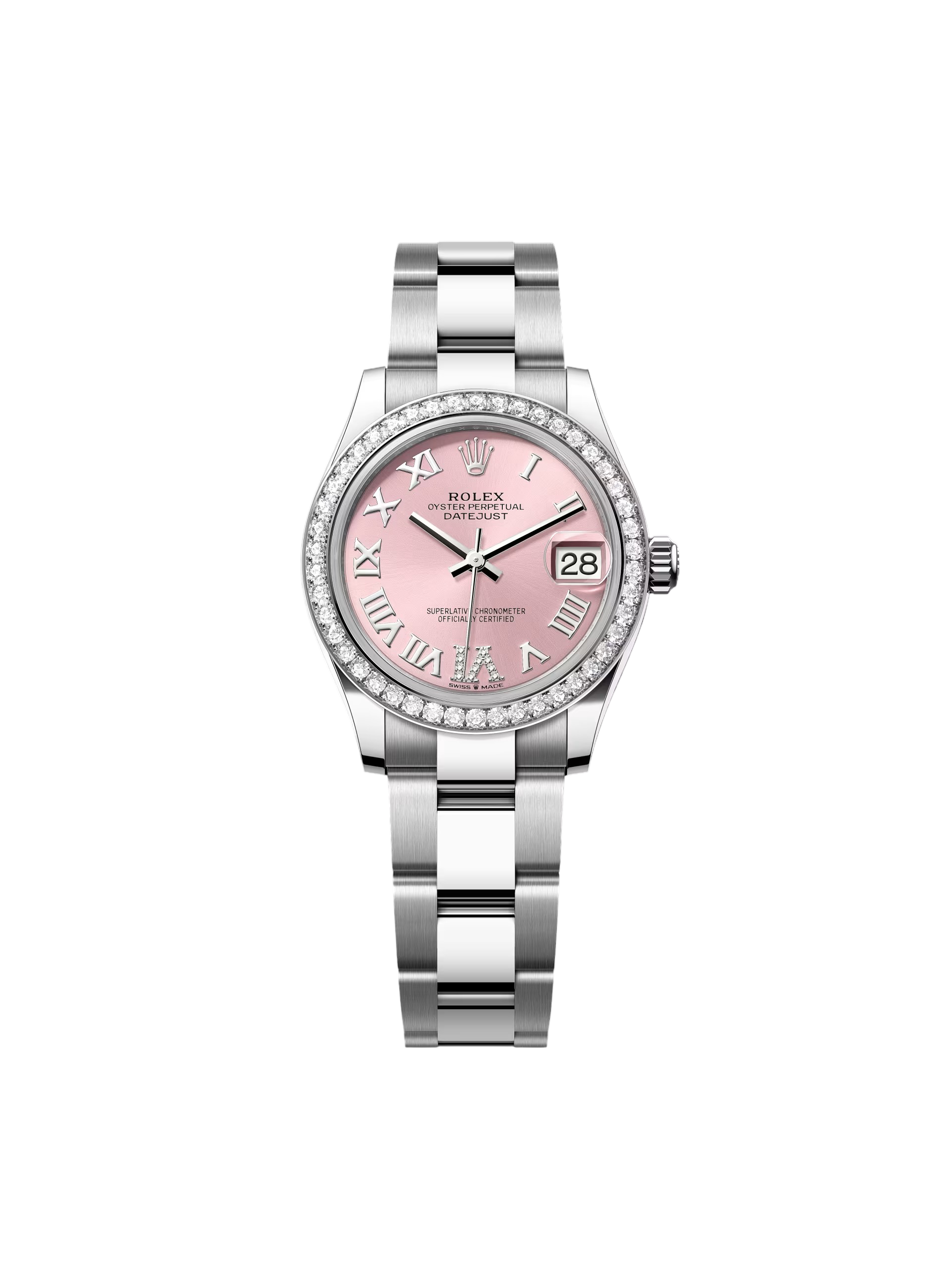 【Super Clone】RLX Datejust m278384RBR-0027/0028 Pink 31mm Dial Oyster Watch
