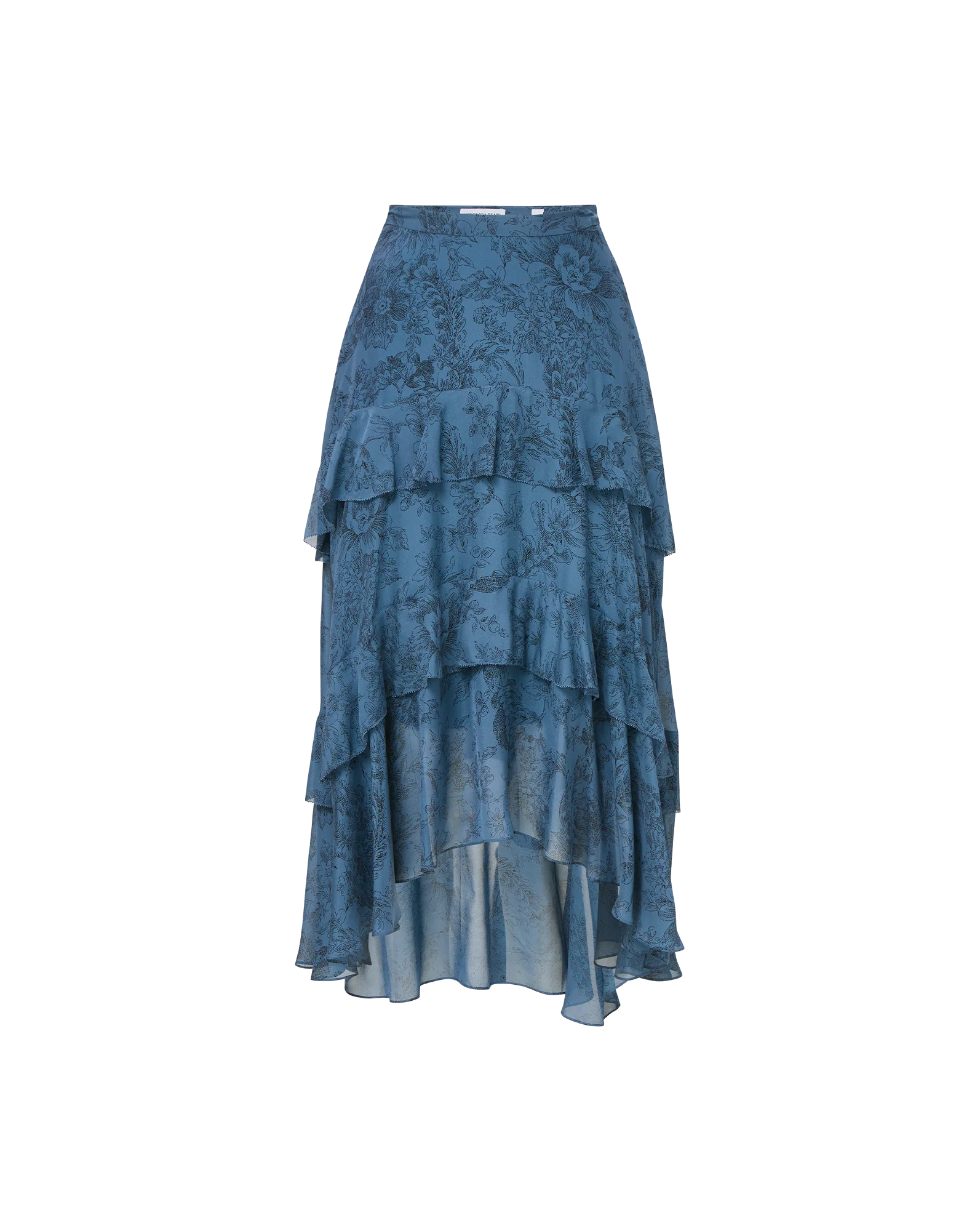 Graeme Silk Midi Skirt