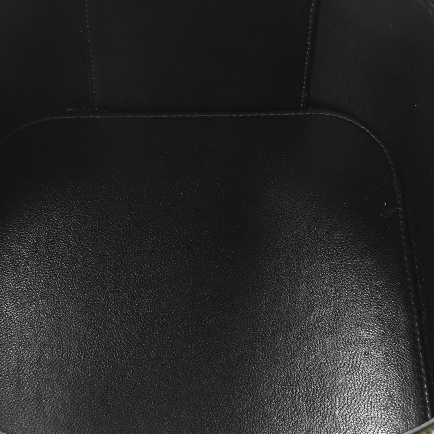 Patent Quilted Top Handle Vanity Case Black