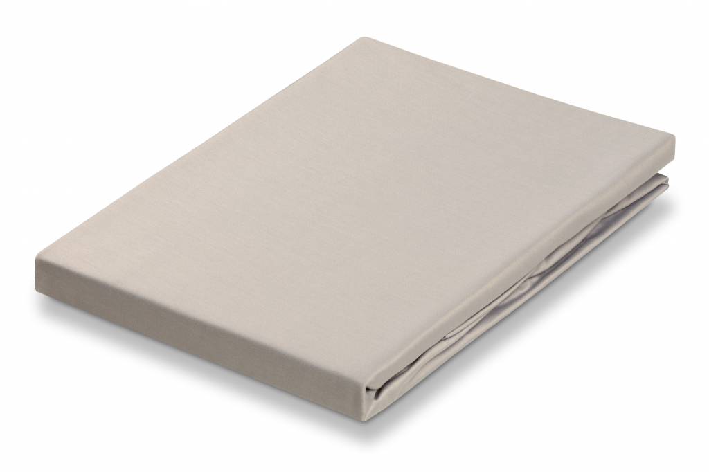 Satin Soft Hoeslaken Sand   140 x 200 cm   Beige   Bruin