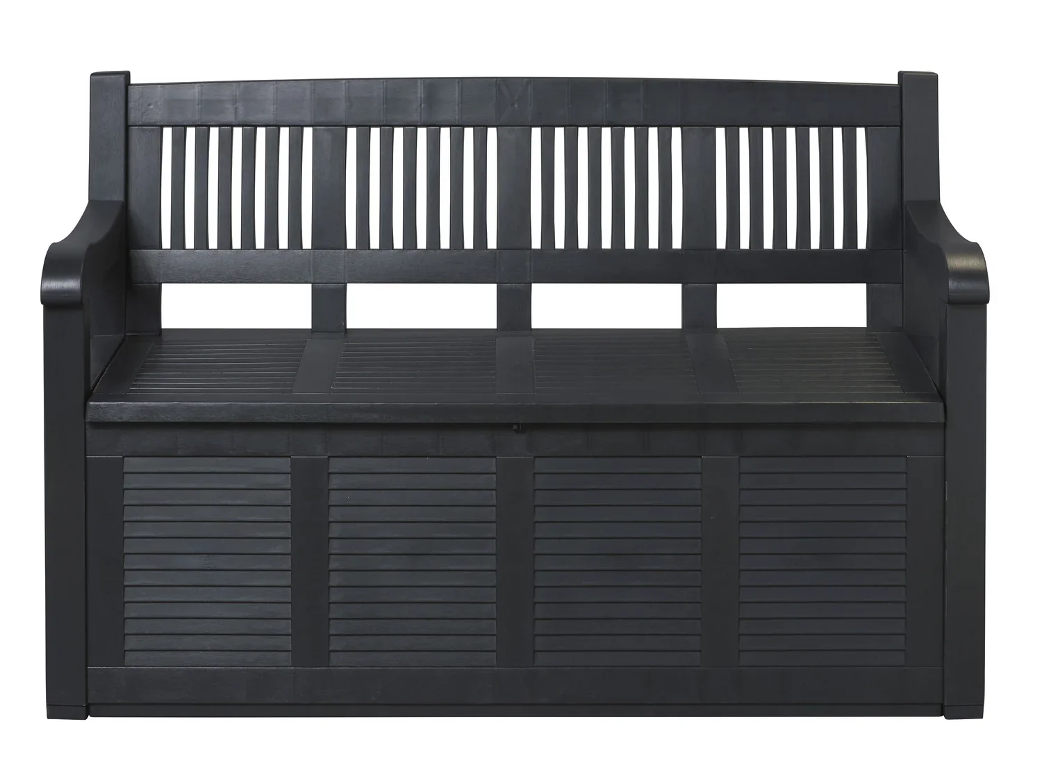 LIVARNO home Banc de jardin avec coffre de rangement, 280 L, en plastique