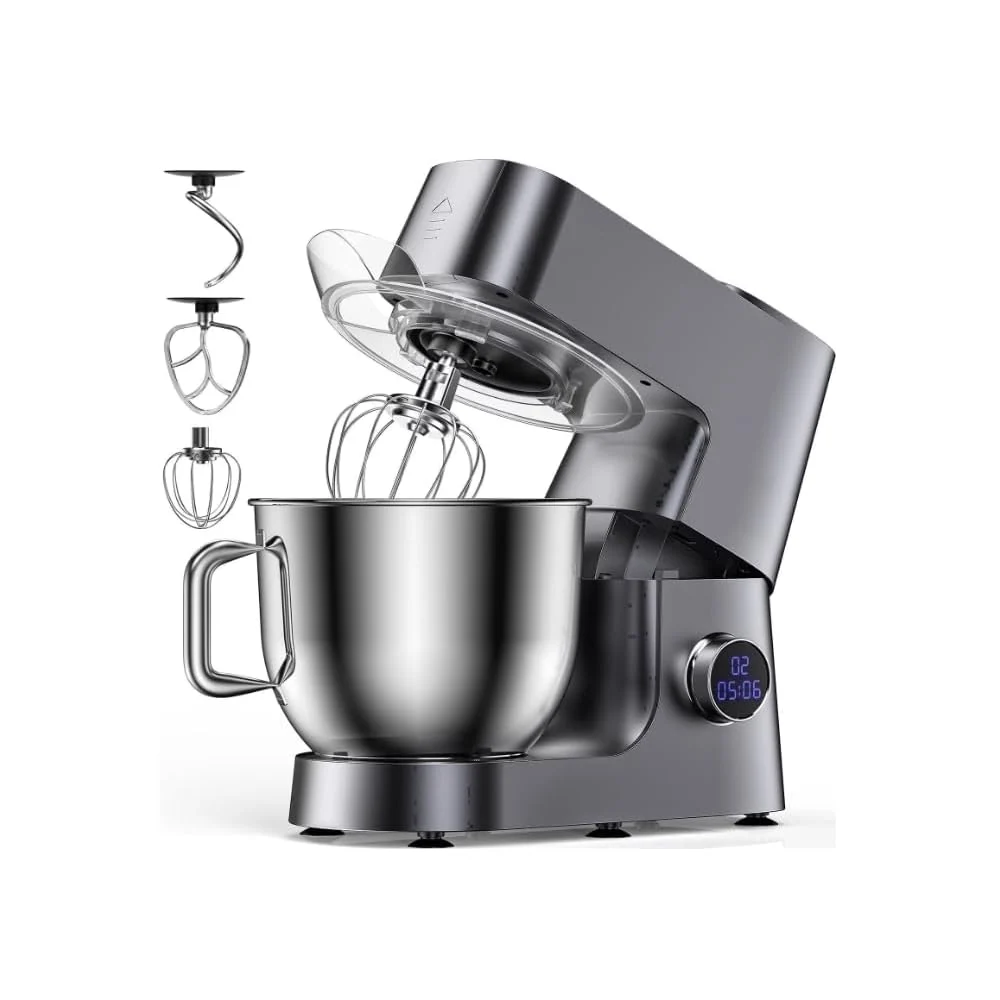 7.5QT Stand Mixer, 12 Speeds 800W Electric Kitchen Mixer with LED Display