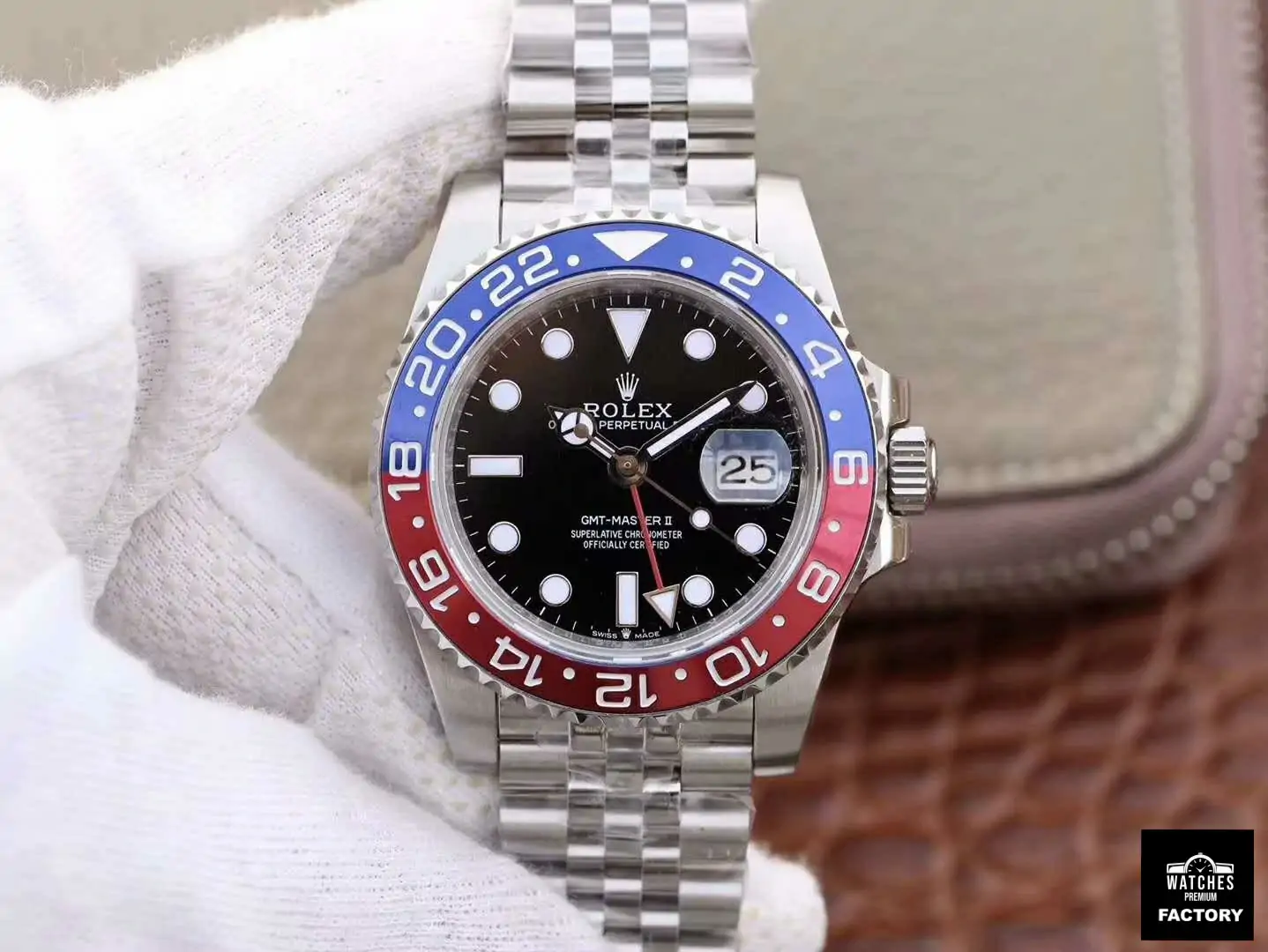 Rolex GMT Master II 126710BLRO GM Factory Black Dial