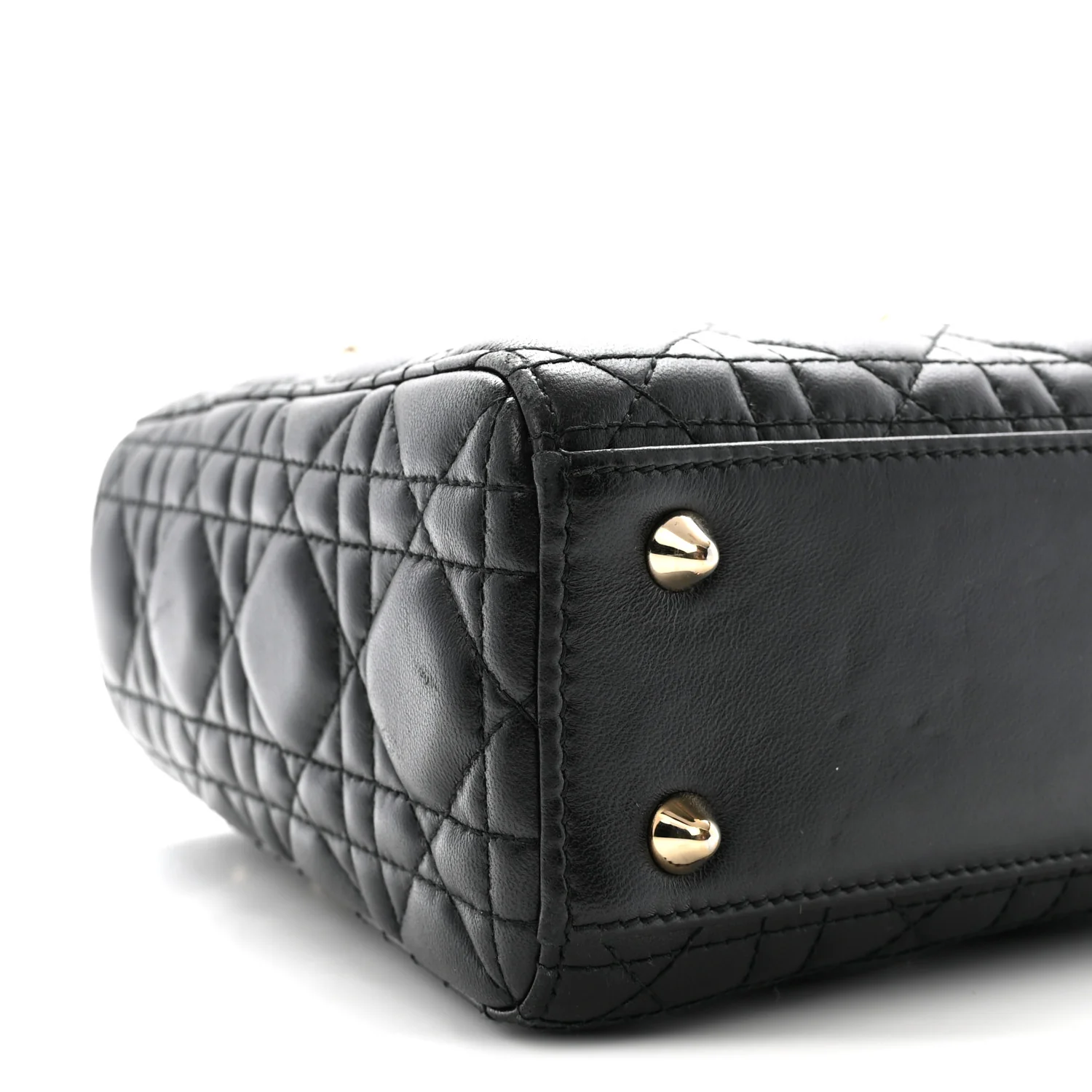 Lambskin Cannage Small My ABCDior Lady Dior Black