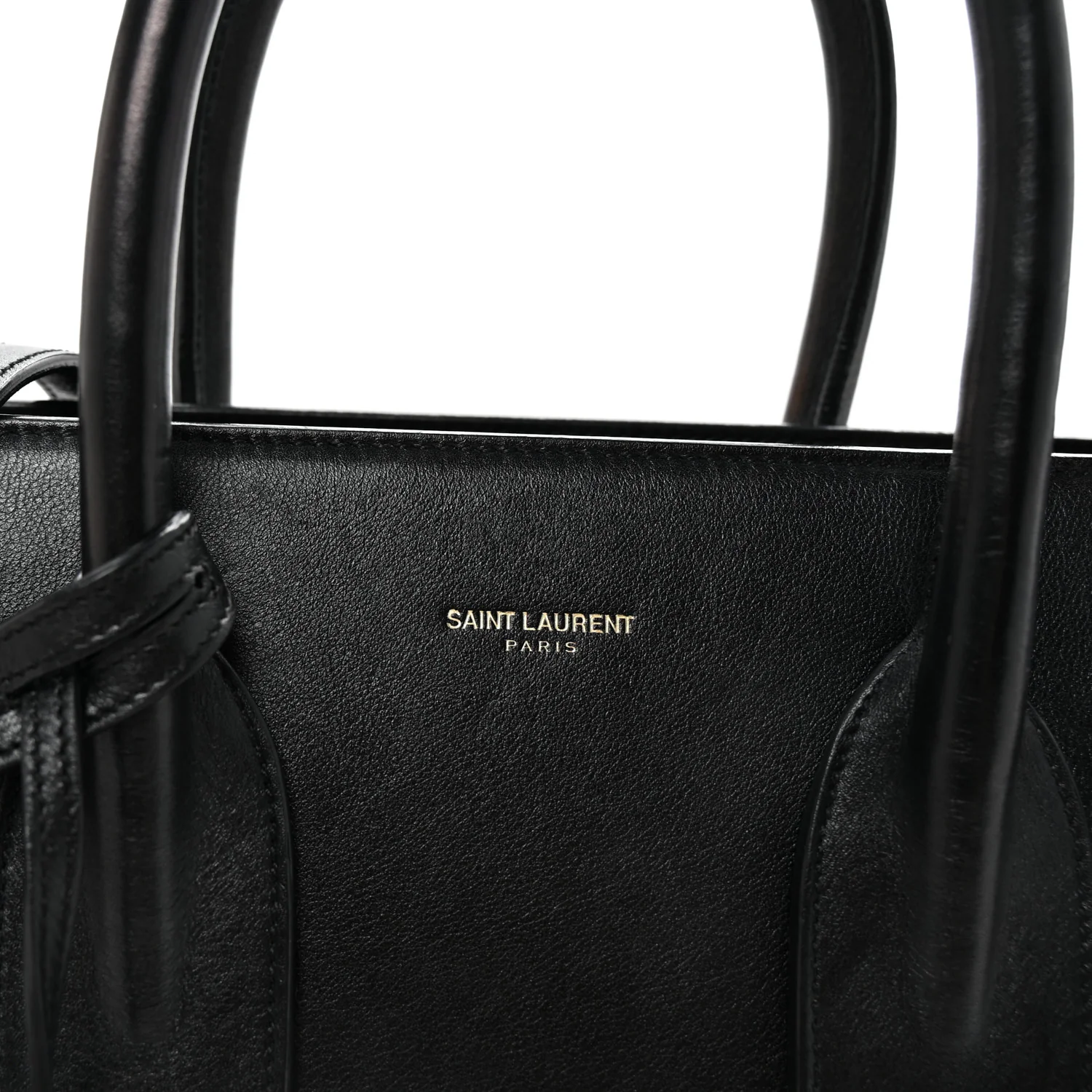 Calfskin Small Sac De Jour Black