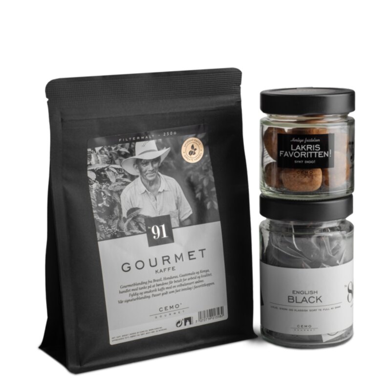 Gourmet gavesett kaffe & te