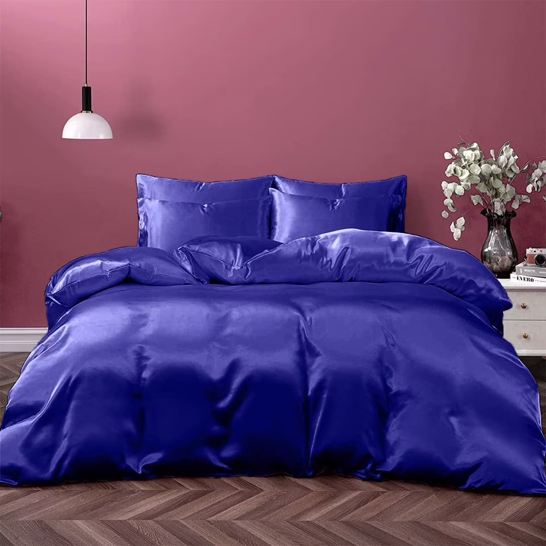 100% Silk Comforter 300 GSM Quilt Suitable for All Season Silky Super Soft Twin/Twin XL Lilac(Lilac) - Image 5
