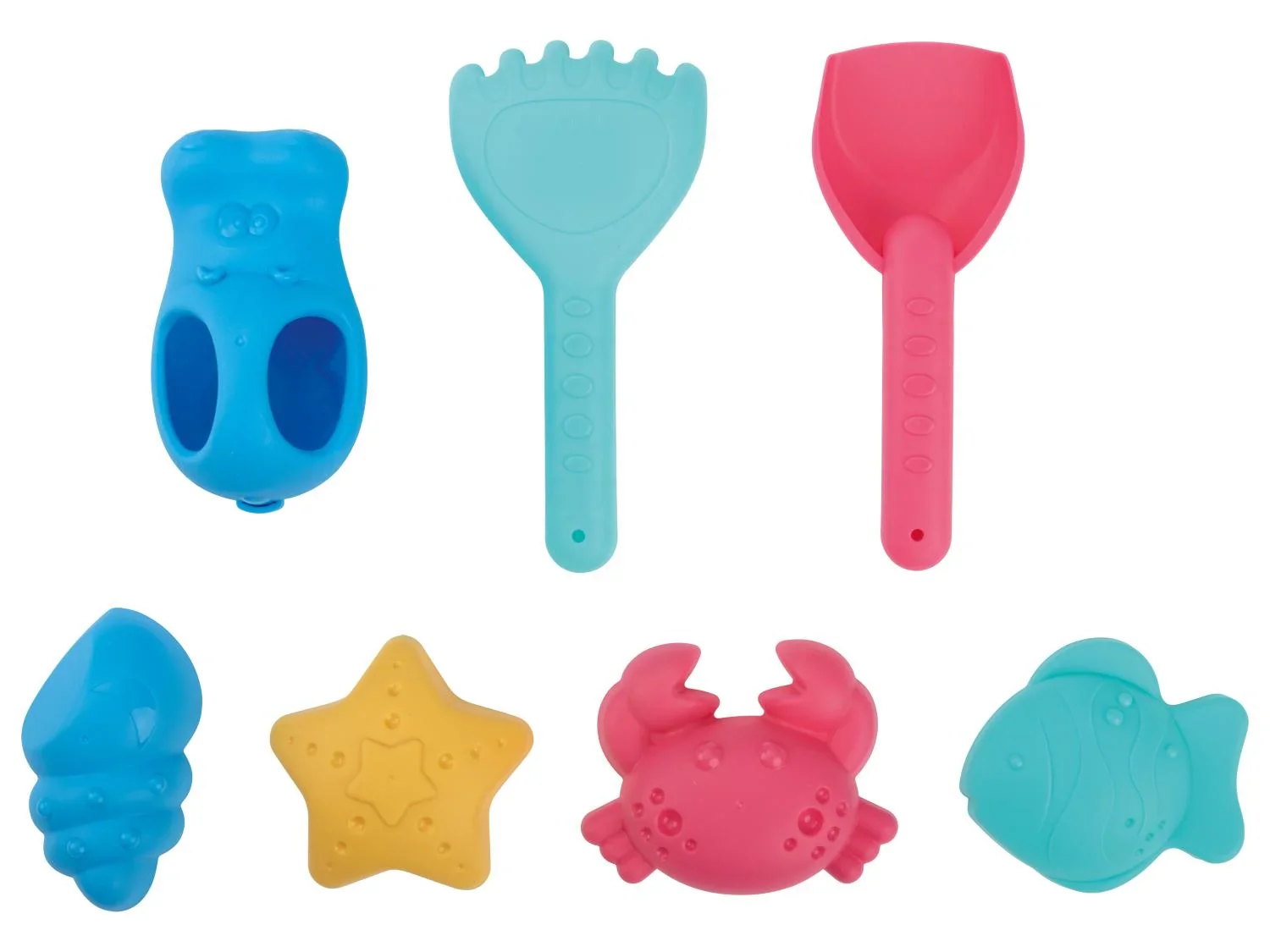 lupilu Valise  roulettes avec jouets de plage