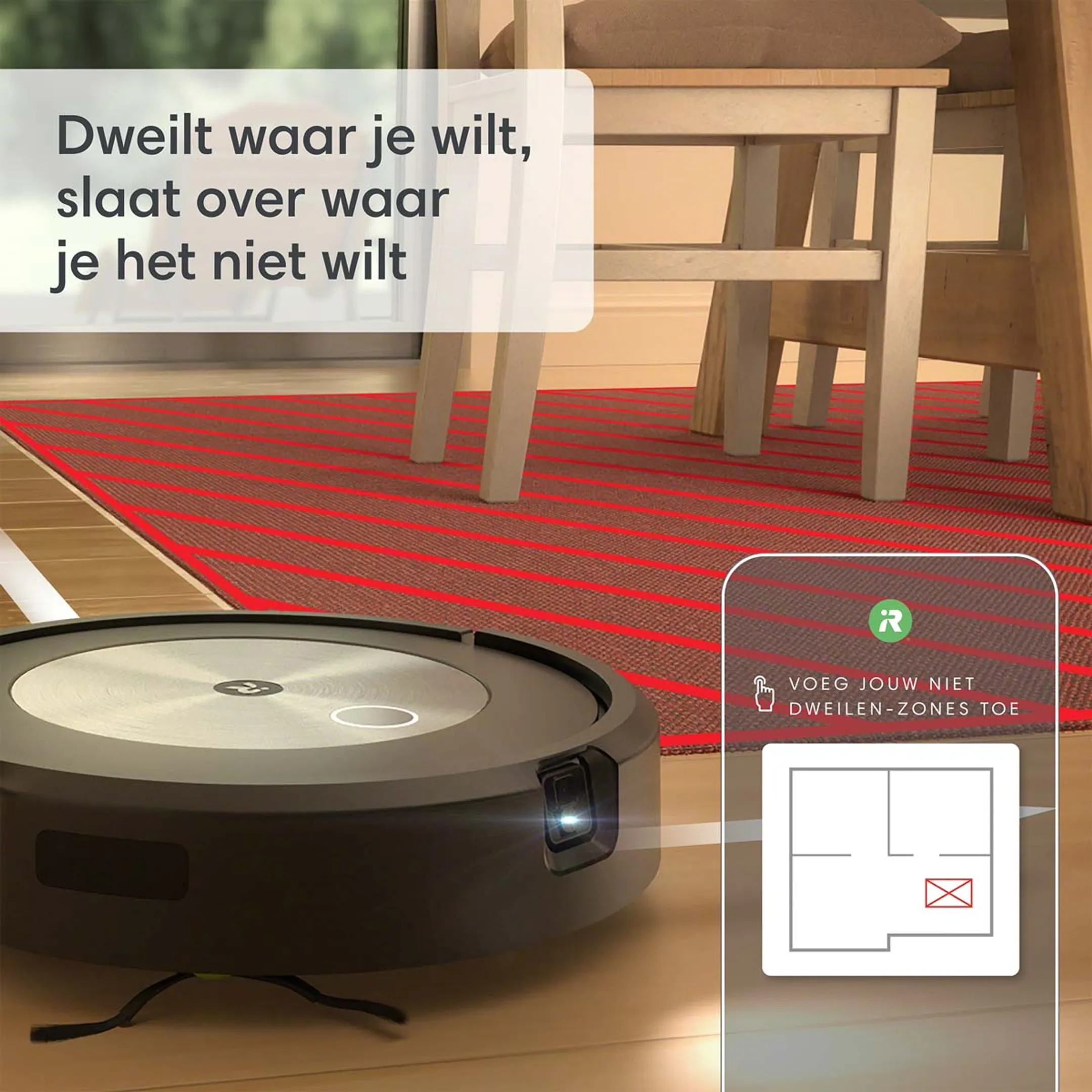 iRobot Robotstofzuiger en dweilrobot J5 Roomba Combo J5178