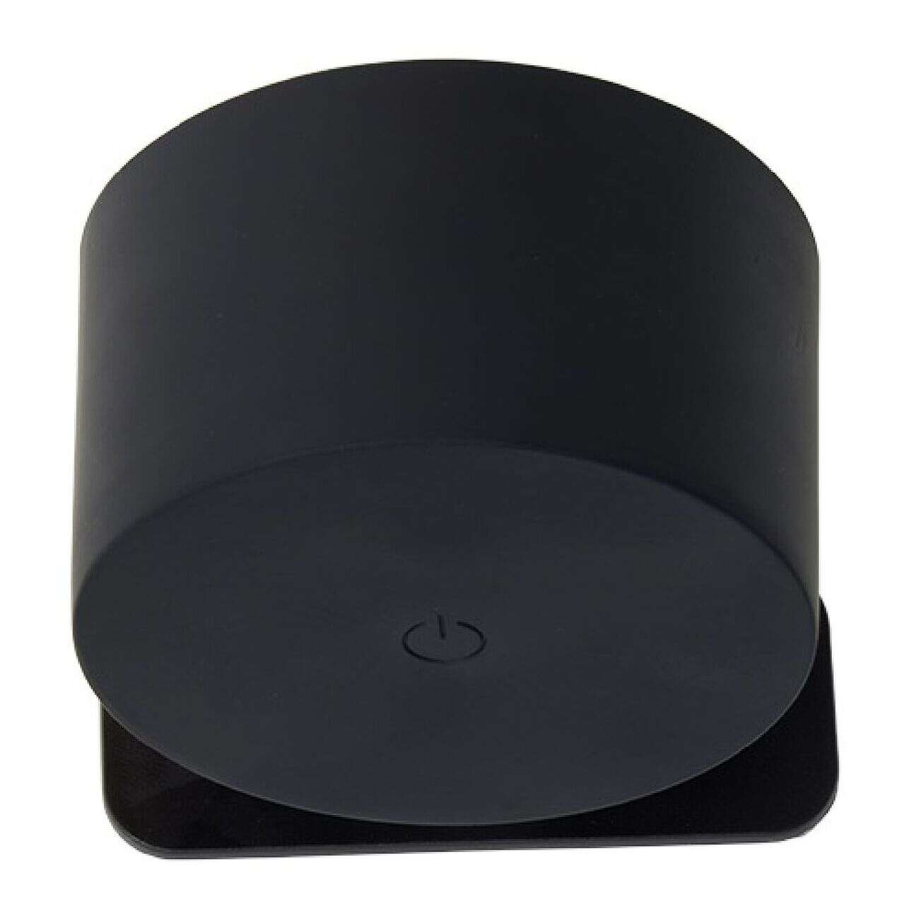 Applique murale nomade rechargeable noir Ø7,5x4,5cm