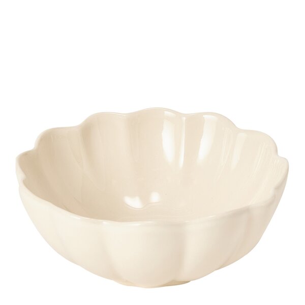 Lotus dipskål 12 cm krem