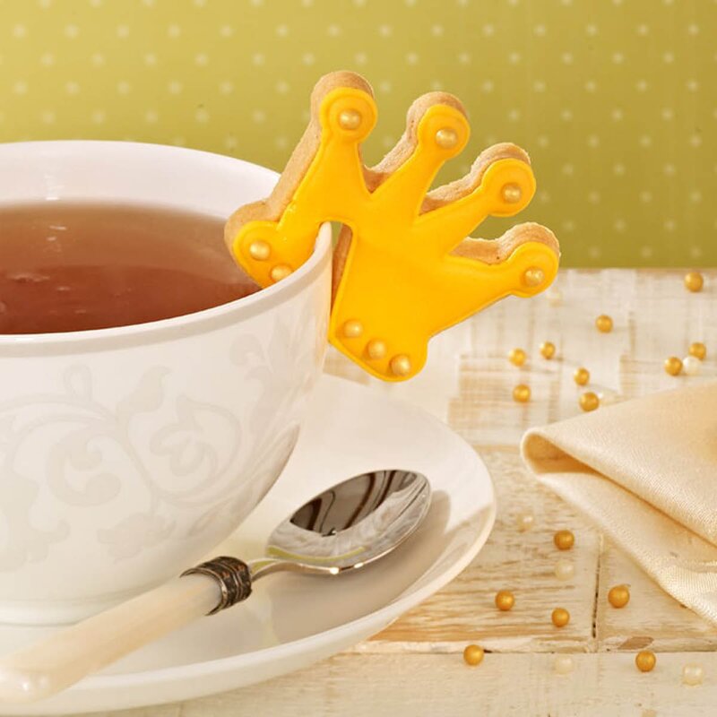 Cookie Cutters pepperkakeform krone til kopp 6,5 cm rustfritt stål