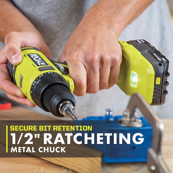 ONE+ 18V Cordless 2 Tool Combo Kit with Drill/Driver, Impact Driver, (2) 1 5 Ah Batteries, and Charger Image 5
