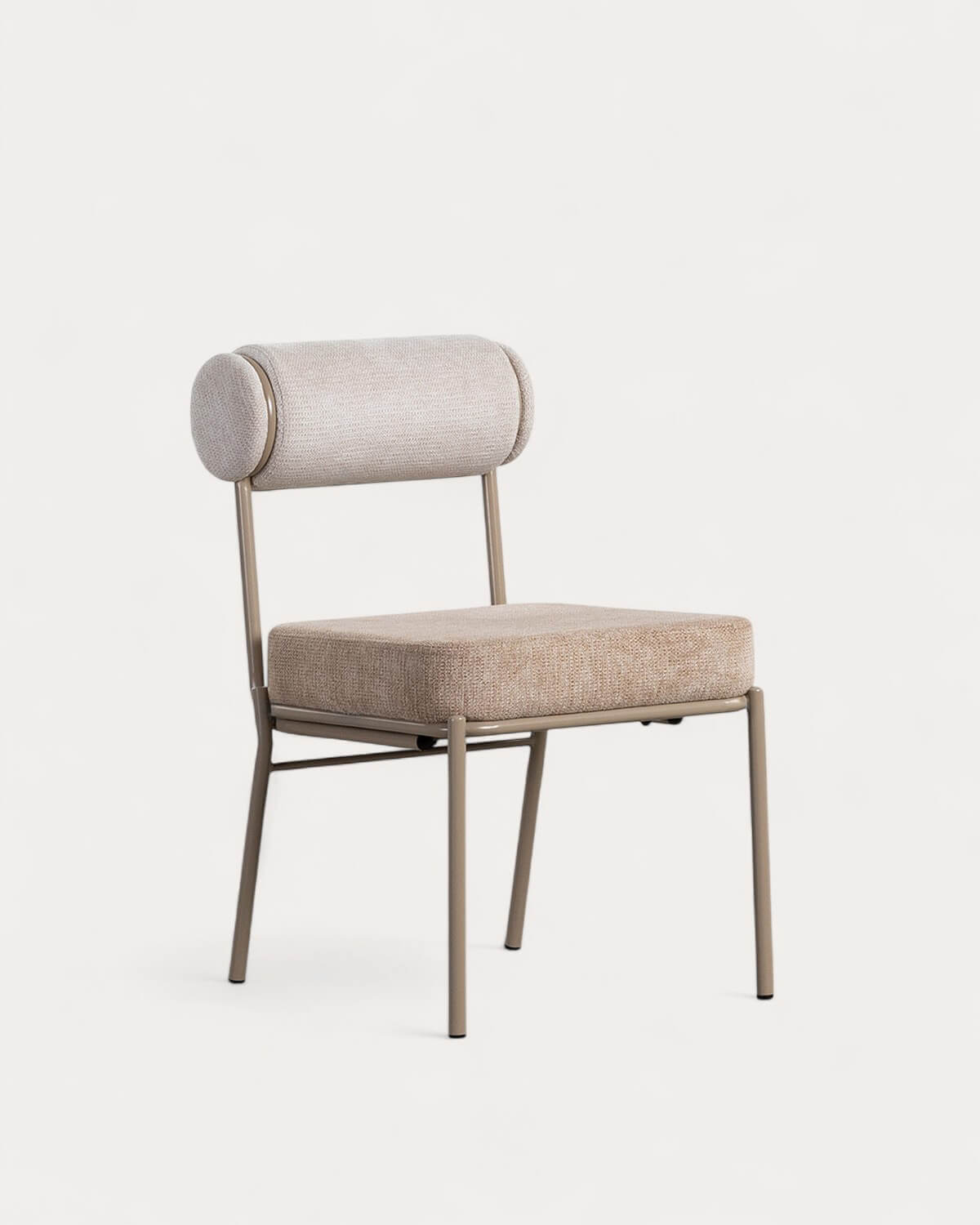 Elin Soft - Pack 2 Sillas de Comedor de Tela y Metal Elin Soft