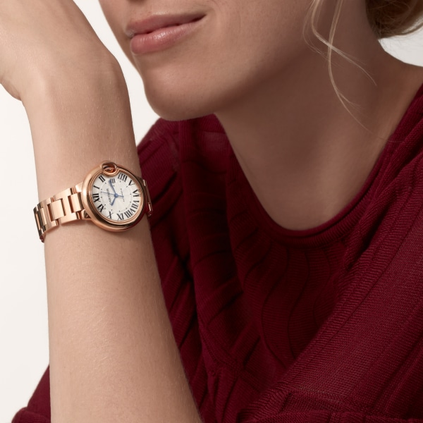 [Super Clone]BALLON BLEU Rose Gold 33mm