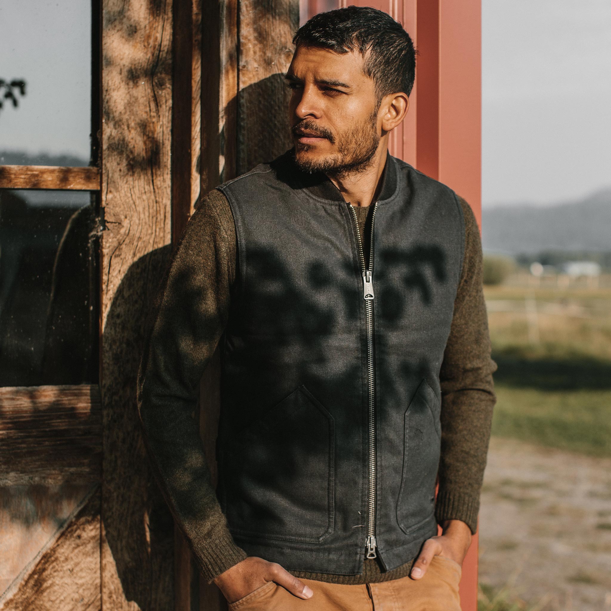 Gilet Workhorse couleur Coal Boss Duck
