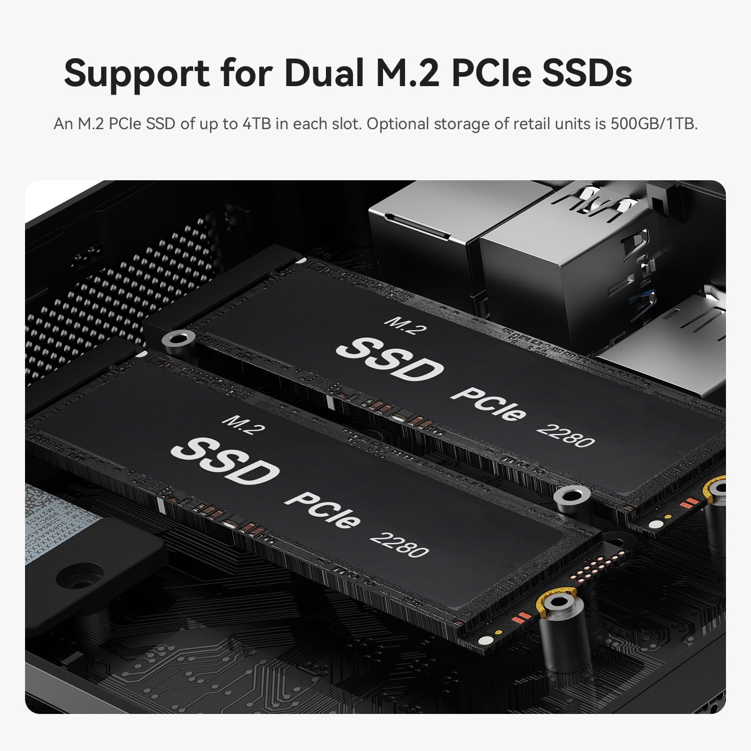 Beelink SER5 MAX Mini PC  AMD Ryzen 7 7735HS(6nm  8C/16T) up to 4.75GHz  Mini Computer 24GB LPDDR5 RAM 1TB NVME SSD  Micro PC 4K@60Hz Triple Display  Mini Gaming Computer WiFi6/BT5.2/HTPC/W-11 Pro