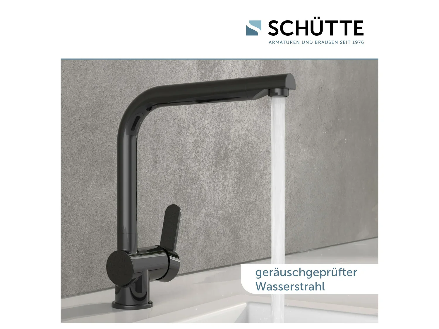 Schtte Mitigeur robinet de cuisine RIO, avec bec rtractable