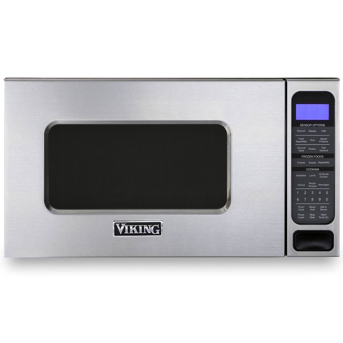Viking 5 Series 24 in. 2.0 cu.ft Built-In/Countertop Microwave with 11 Power Levels & Sensor Cooking Controls - Stainless Steel, Countertop Microwaves