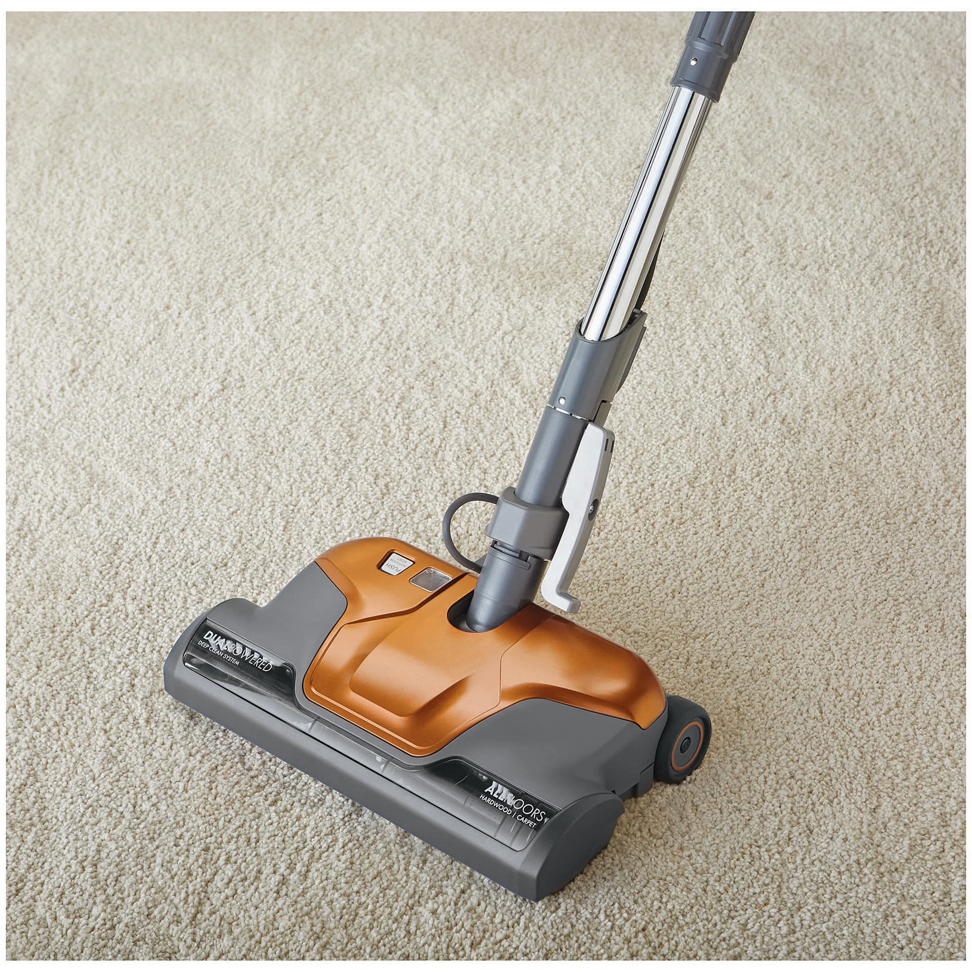 81214 200 Series Pet Friendly Lightweight Bagged Canister Vacuum with HEPA, 2 Motor System, and 3 Cleaning Tools-Orange - Image 3