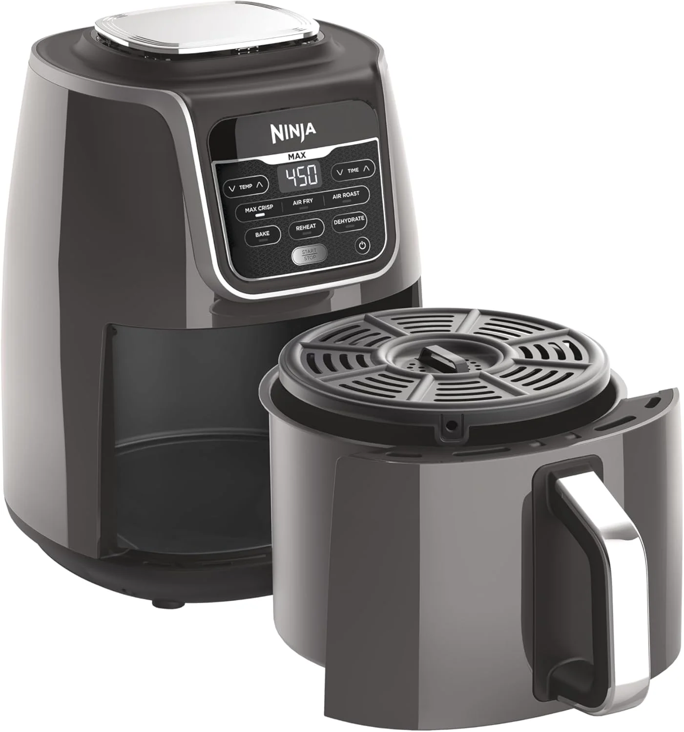 Friteuse à air Ninja 4 en 1 Pro : Frire, rôtir, réchauffer, déshydrater - Capacité de 5 pintes