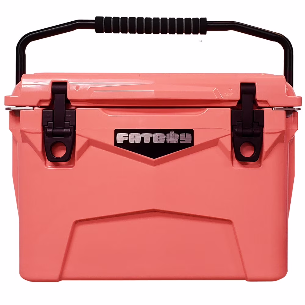 20 Quart Roto Molded Hard Sided Cooler Coral