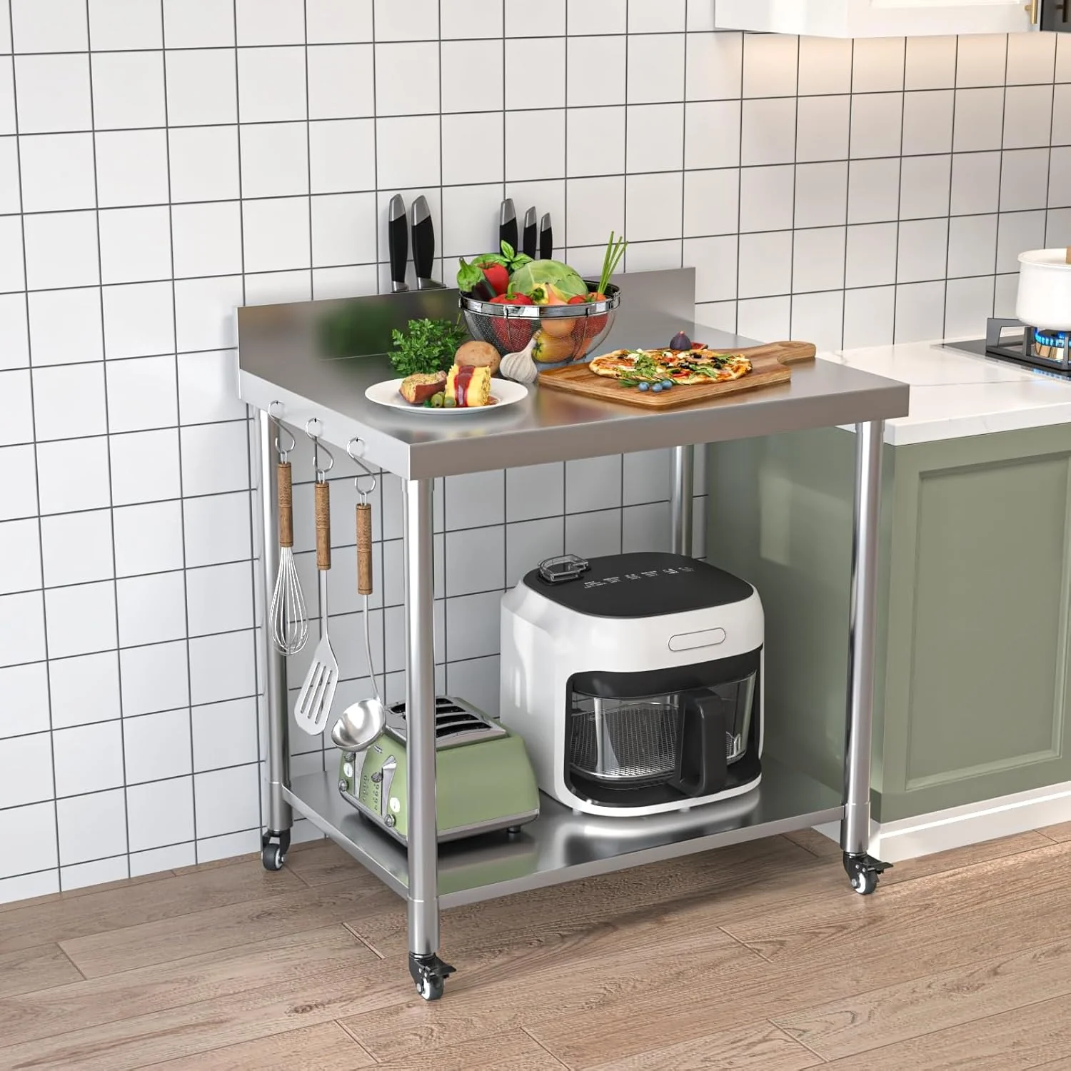 AECOJOY Stainless Steel Table 36