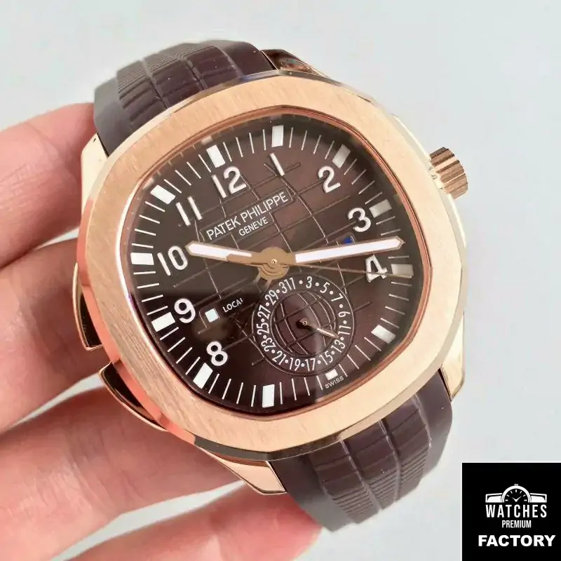 Patek Philippe Aquanaut Travel Time 5164R-001 Rose Gold Chocolate Dial