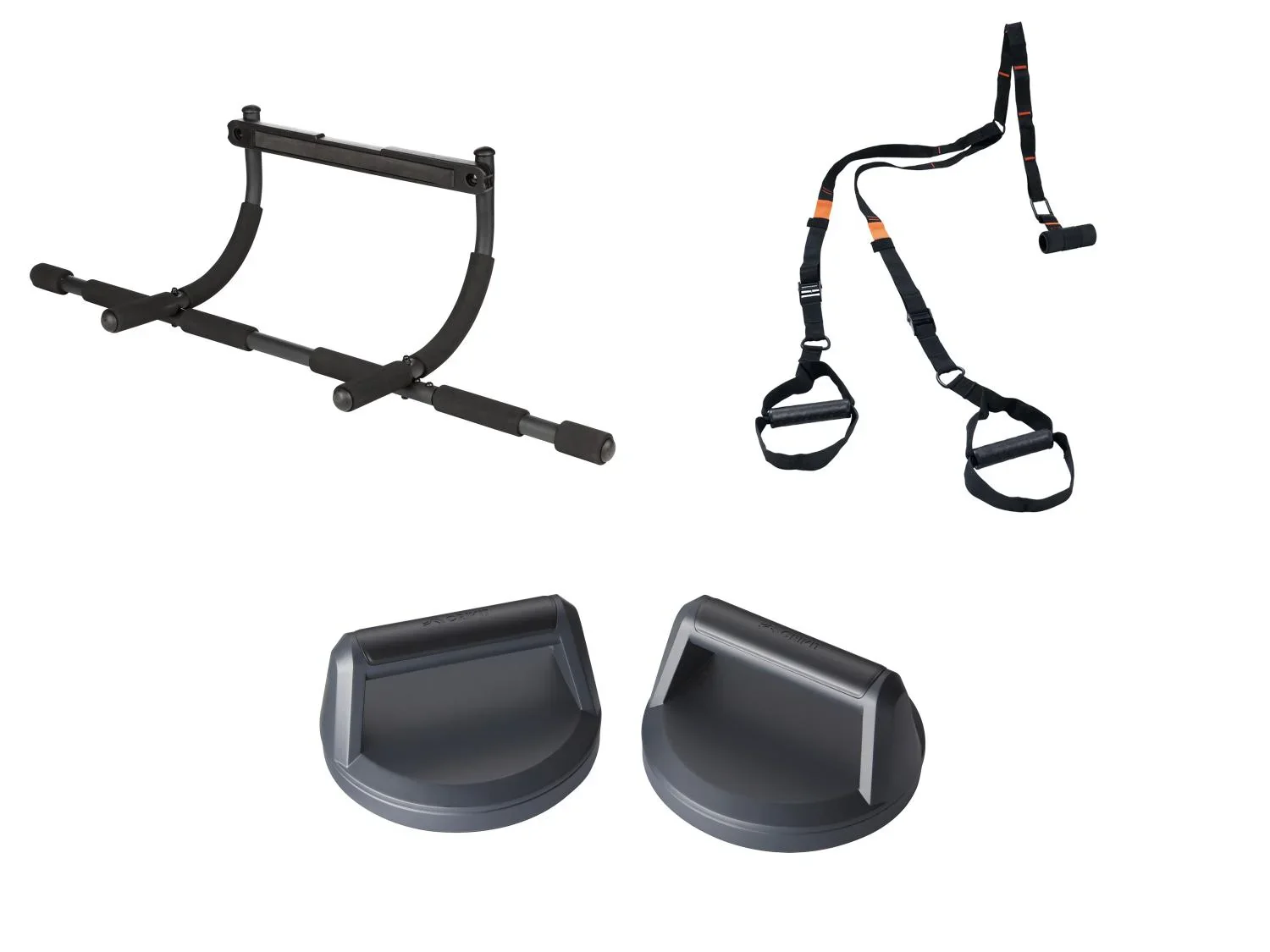 CRIVIT Barre de traction ou sangles de suspension ou poignes de pompes rotatives