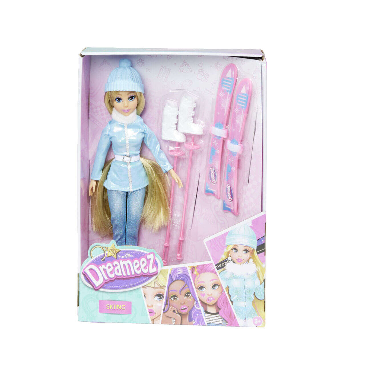 Poupée mannequin avec accessoires de ski