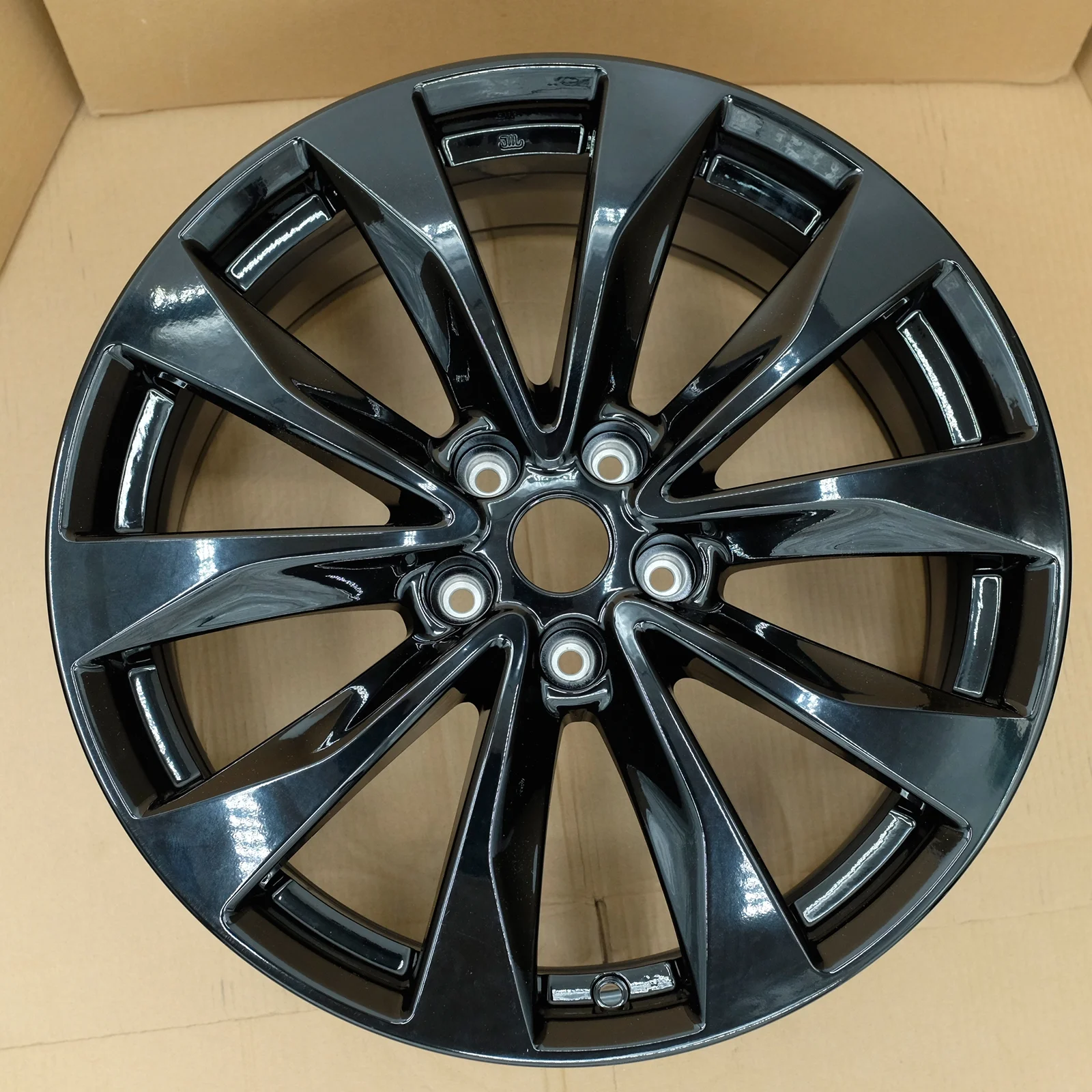 19�� Set of 4 19x8 5 Gloss Black Wheels for Nissan Maxima 2016 2018 OE Style Replacement Rim Image 3