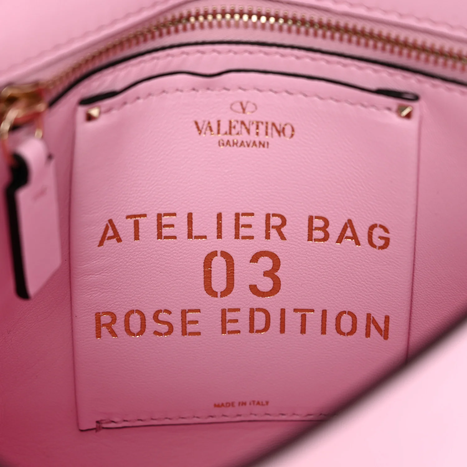 Nappa Atelier 03 Rose Edition Small Flap Crossbody Bag Pink Borealis